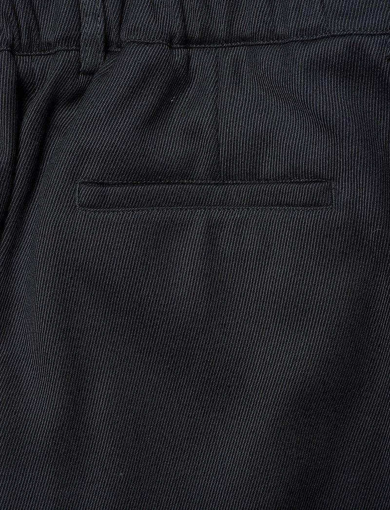 Rue de Tokyo - PILU HEAVY WOOL BLEND - kostymbyxor - black - 4