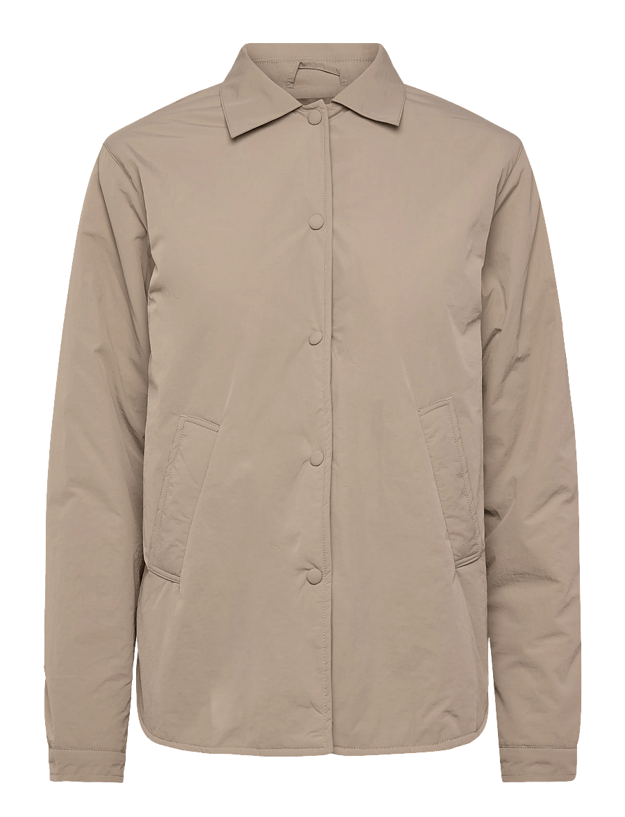 Rue de Tokyo - CANDISE PADDED NYLON - frühlingsjacken - taupe - 1
