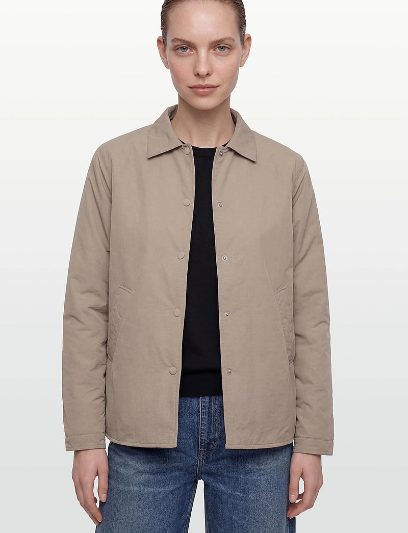 Rue de Tokyo - CANDISE PADDED NYLON - frühlingsjacken - taupe - 3
