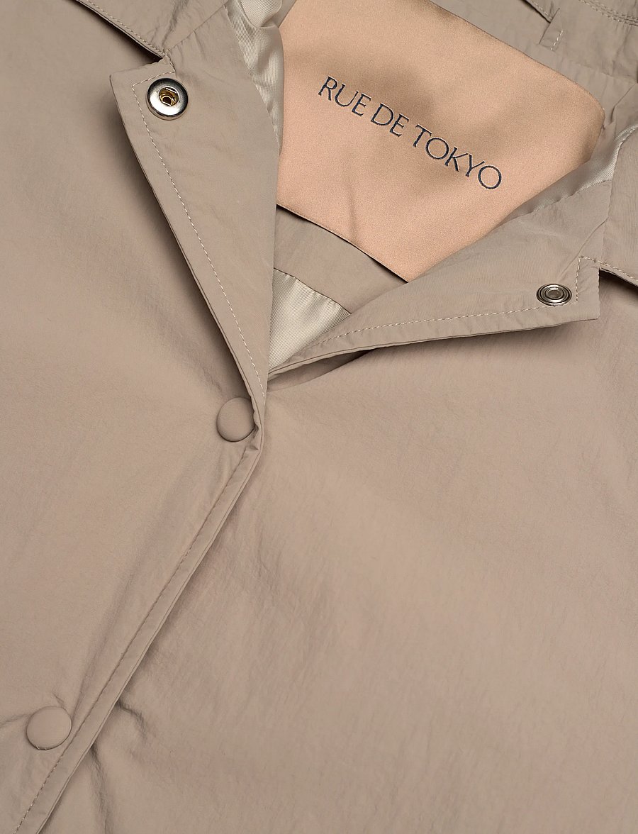 Rue de Tokyo - CANDISE PADDED NYLON - frühlingsjacken - taupe - 5