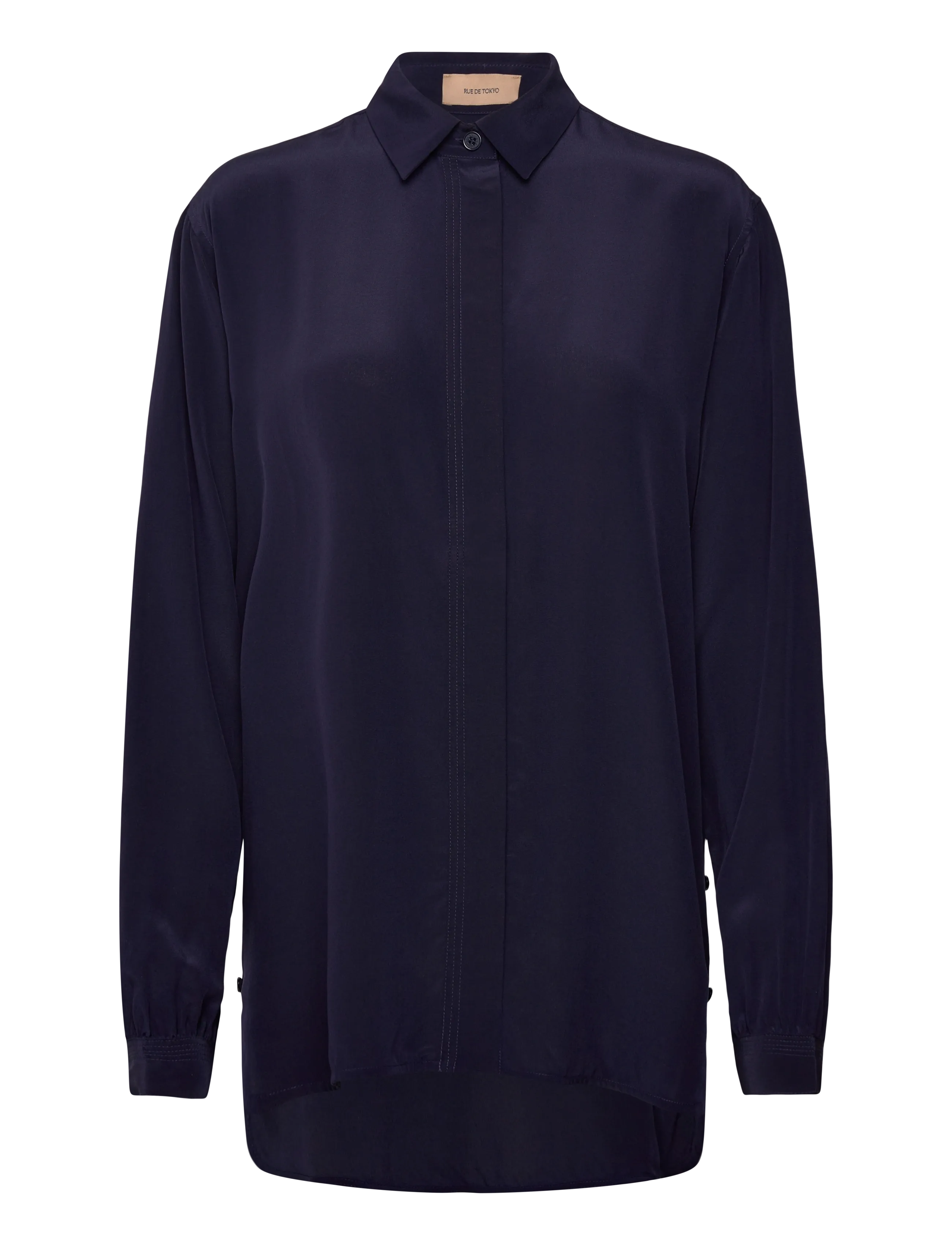 RUE DE TOKYO Shelby Silk Cdc 16Mm Navy - XS - Damen