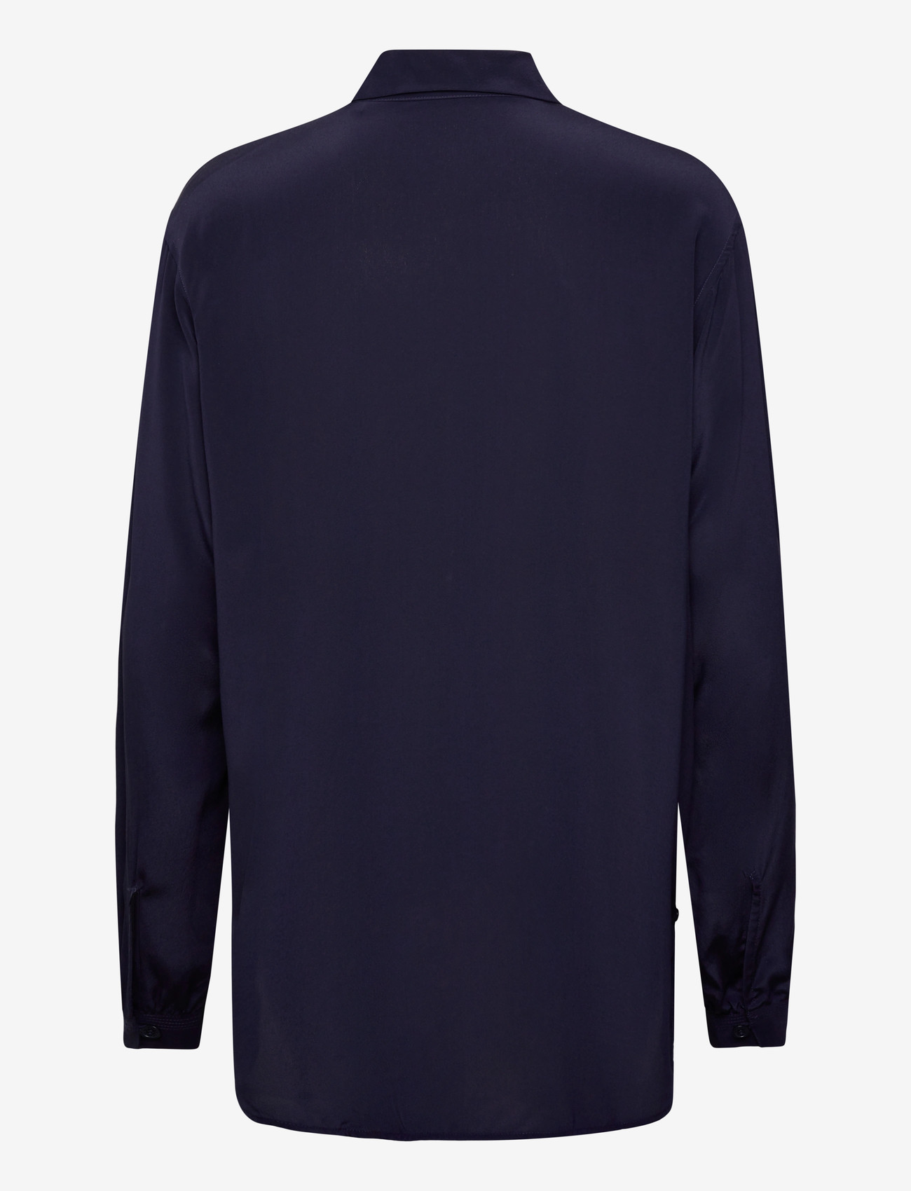 Rue de Tokyo - SHELBY SILK CDC 16MM - koszule z długimi rękawami - navy - 2