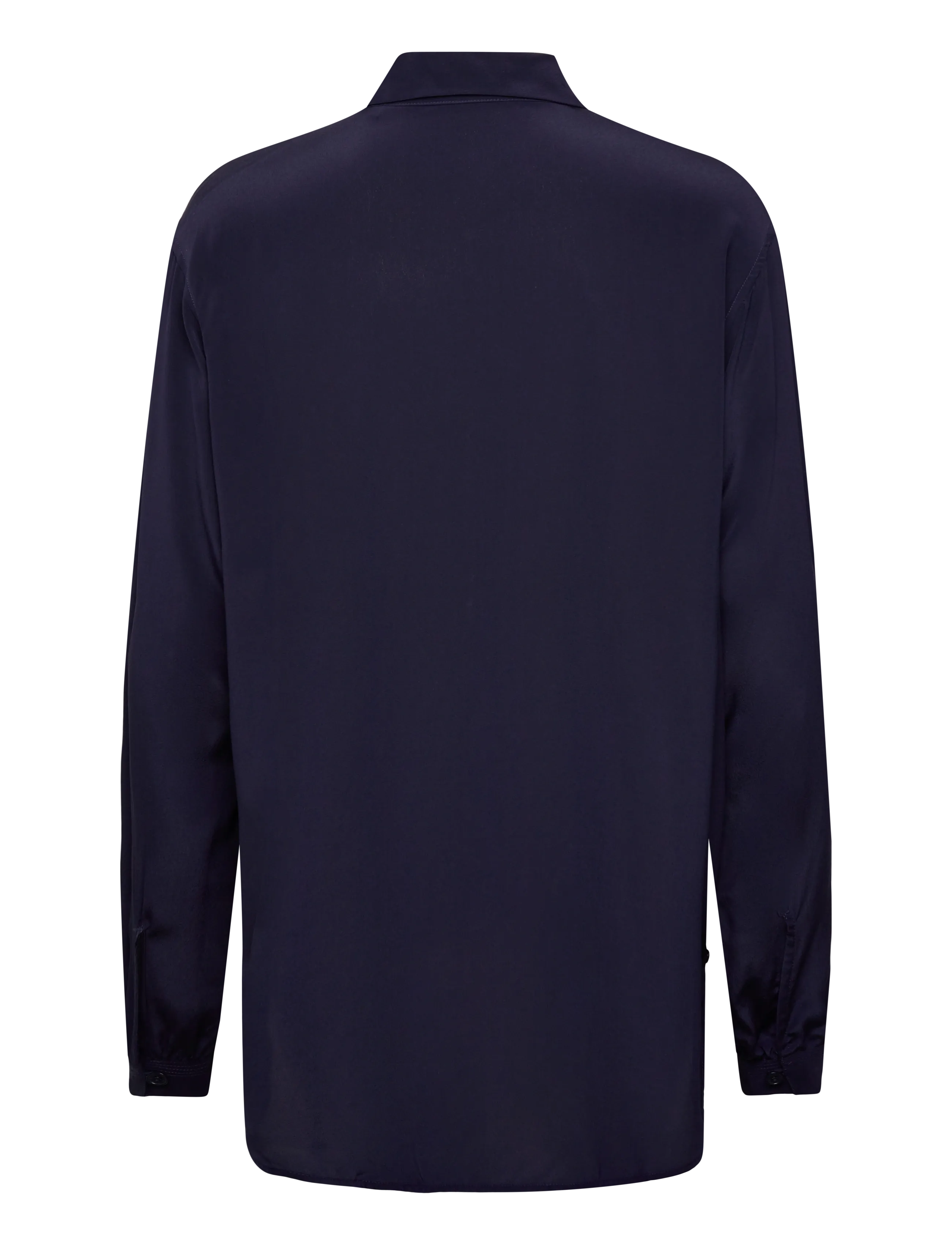 Rue de Tokyo - SHELBY SILK CDC 16MM - overhemden met lange mouwen - navy - 2
