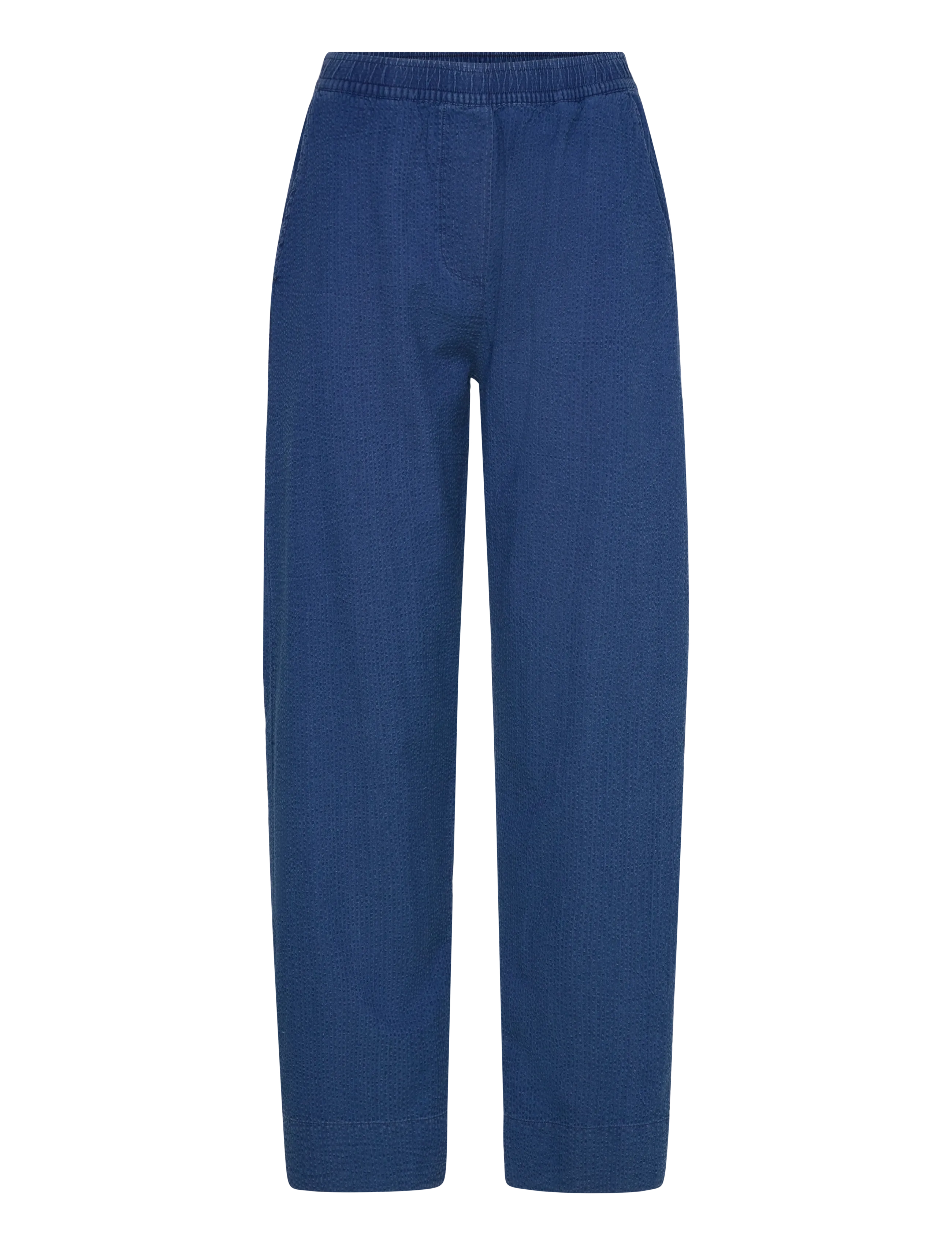 RUE DE TOKYO Palla Indigo Seersucker Blau - XS - Damen