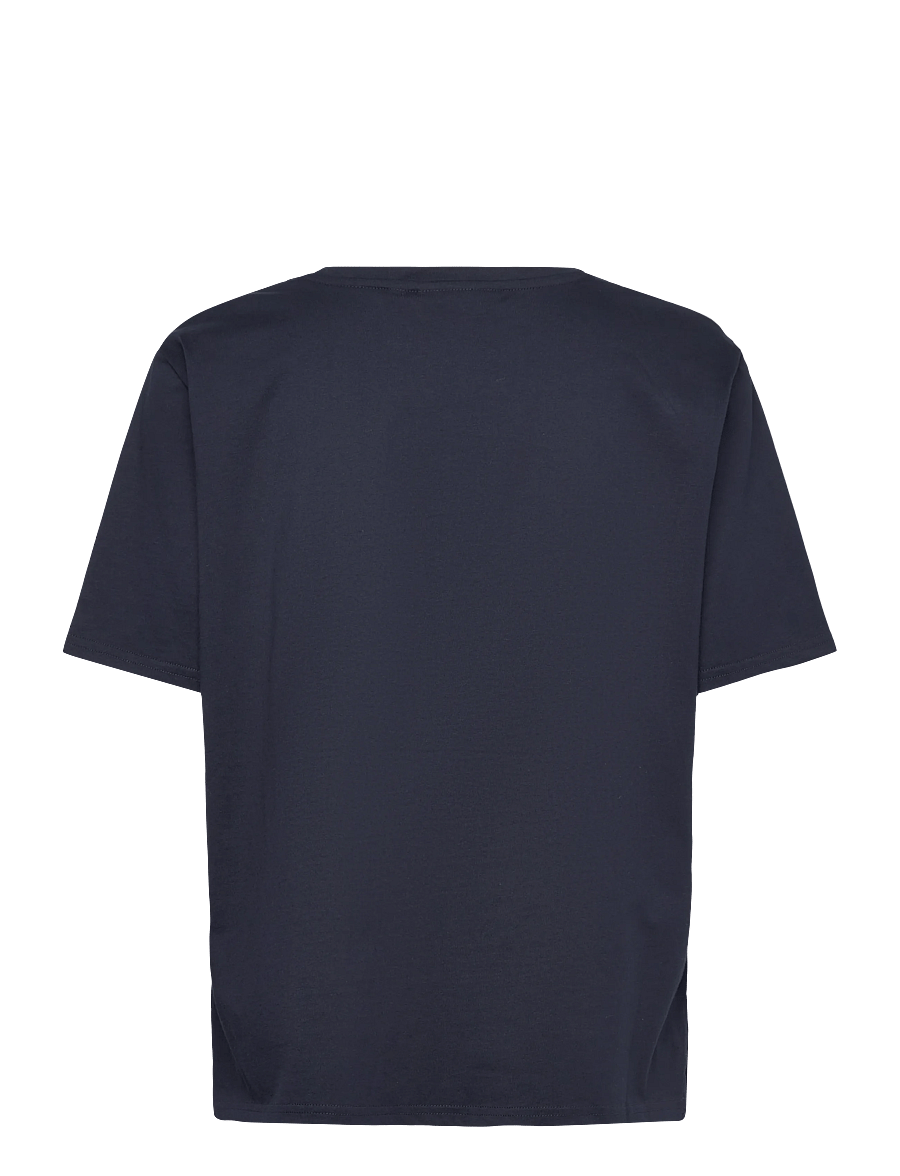 Rue de Tokyo - TRISH LIGHT COTTON JERSEY - t-shirts - navy - 2