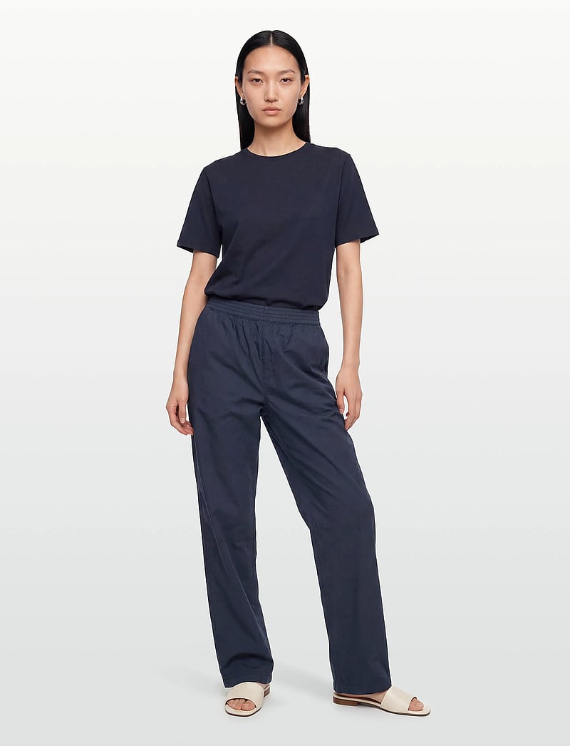 Rue de Tokyo - TRISH LIGHT COTTON JERSEY - t-shirts - navy - 0