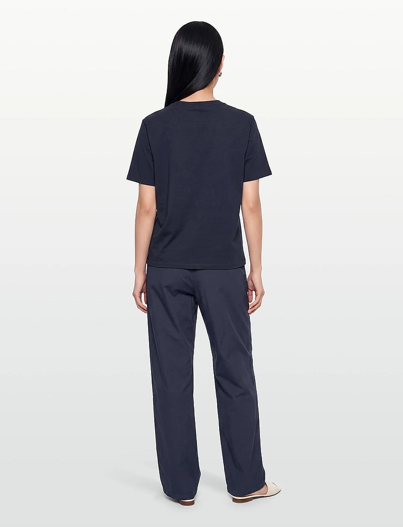 Rue de Tokyo - TRISH LIGHT COTTON JERSEY - t-shirts - navy - 4