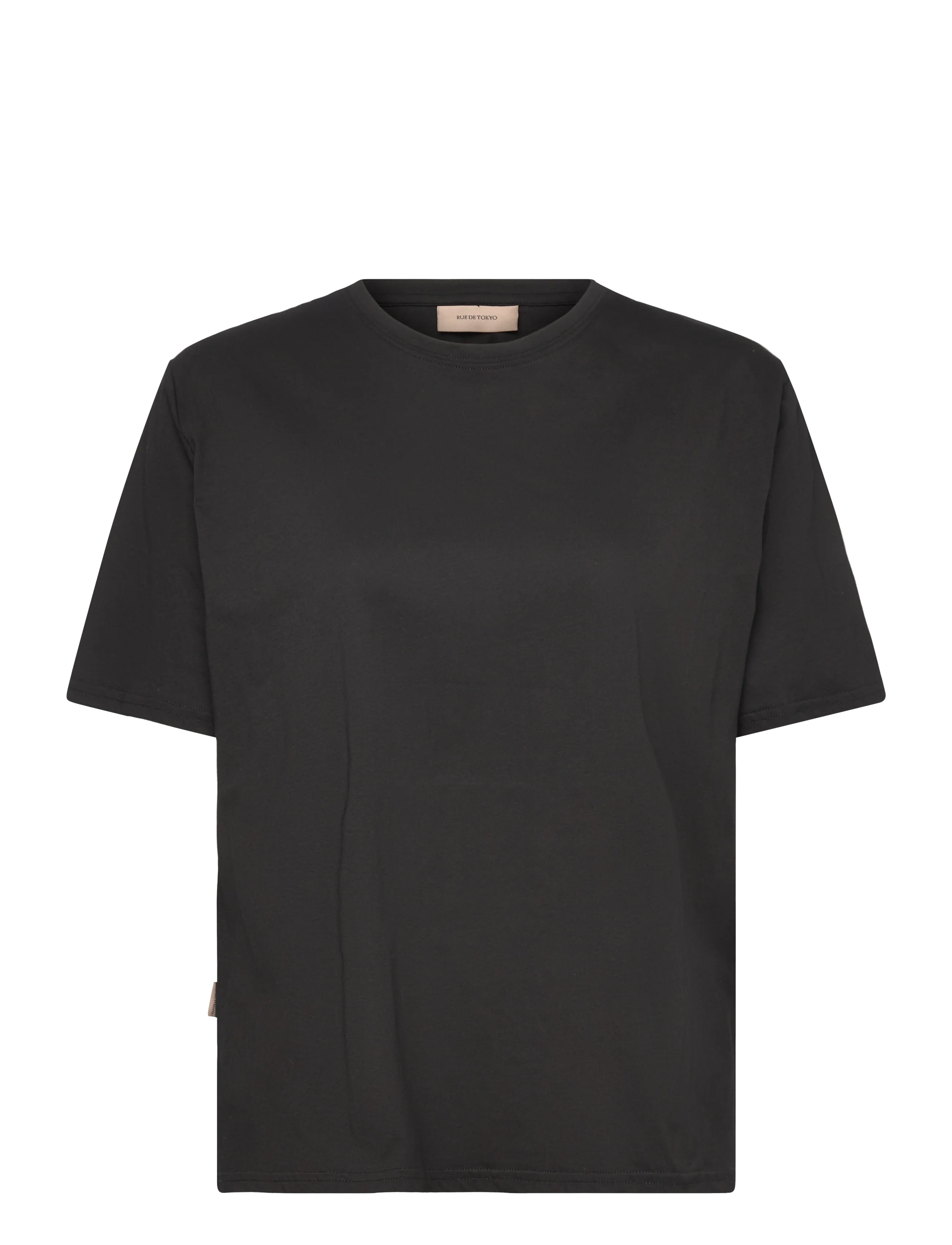 Rue de Tokyo TRISH LIGHT COTTON JERSEY - Rue de Tokyo - BLACK / black