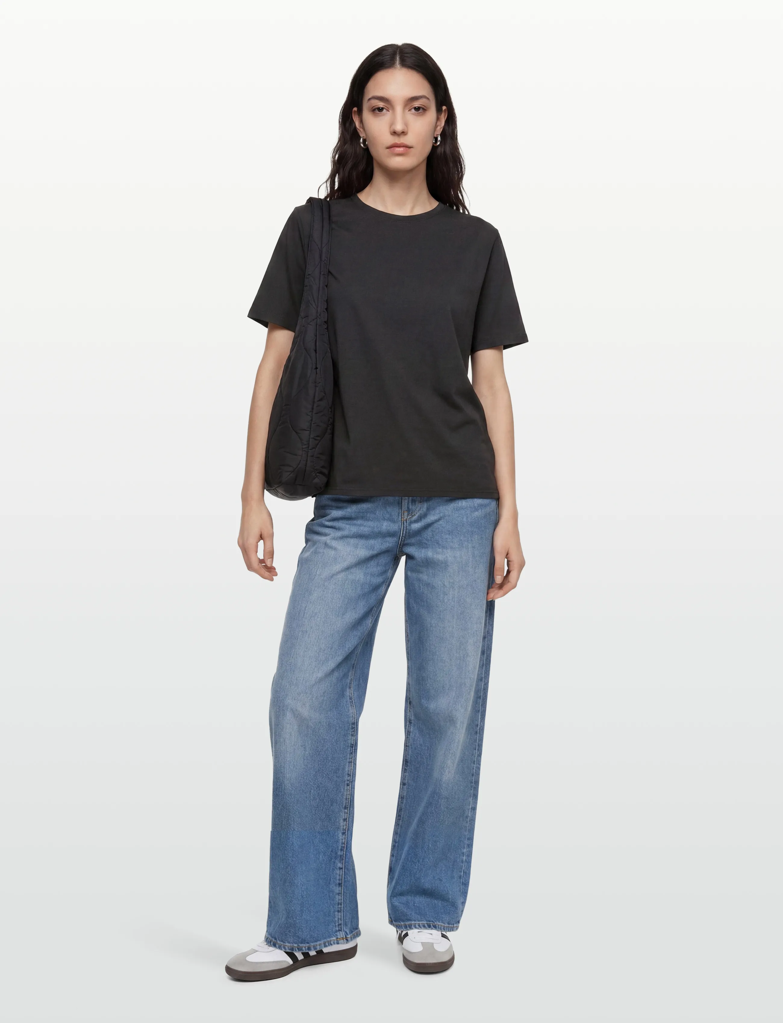 Rue de Tokyo - TRISH LIGHT COTTON JERSEY - black - 0