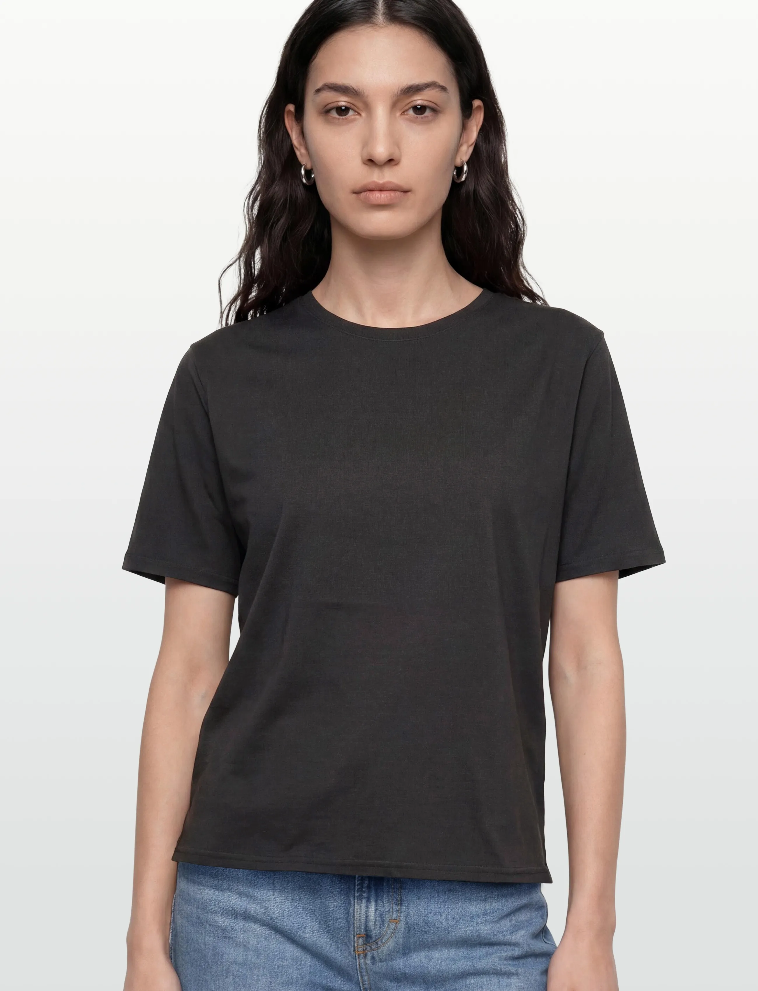 Rue de Tokyo - TRISH LIGHT COTTON JERSEY - black - 3