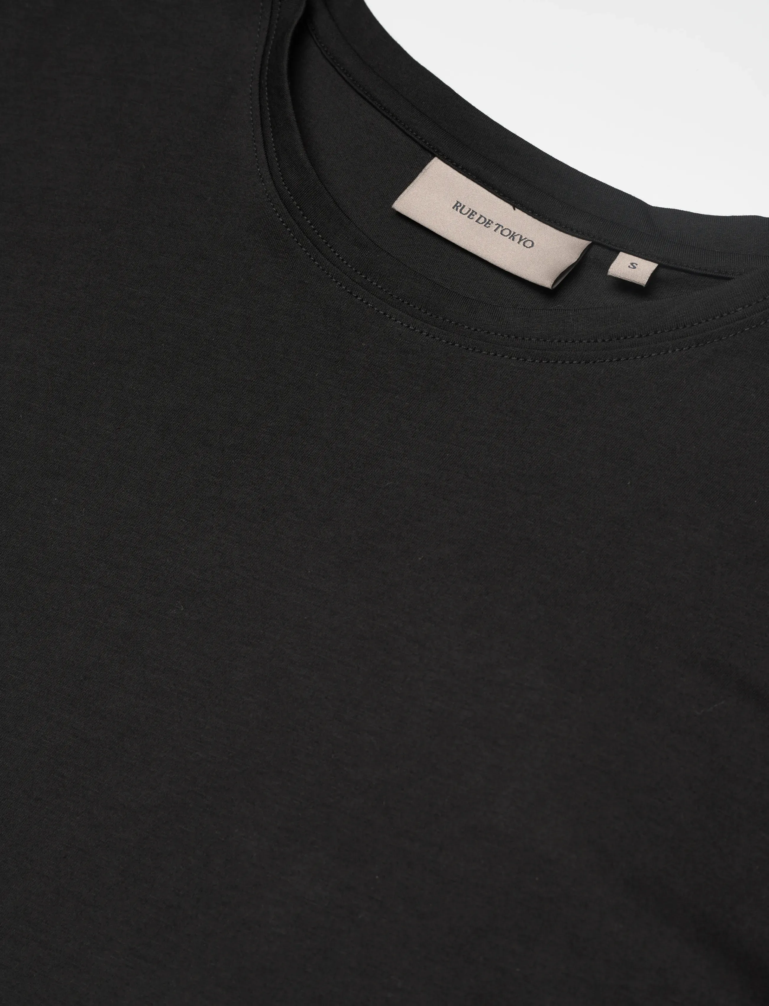 Rue de Tokyo - TRISH LIGHT COTTON JERSEY - black - 5