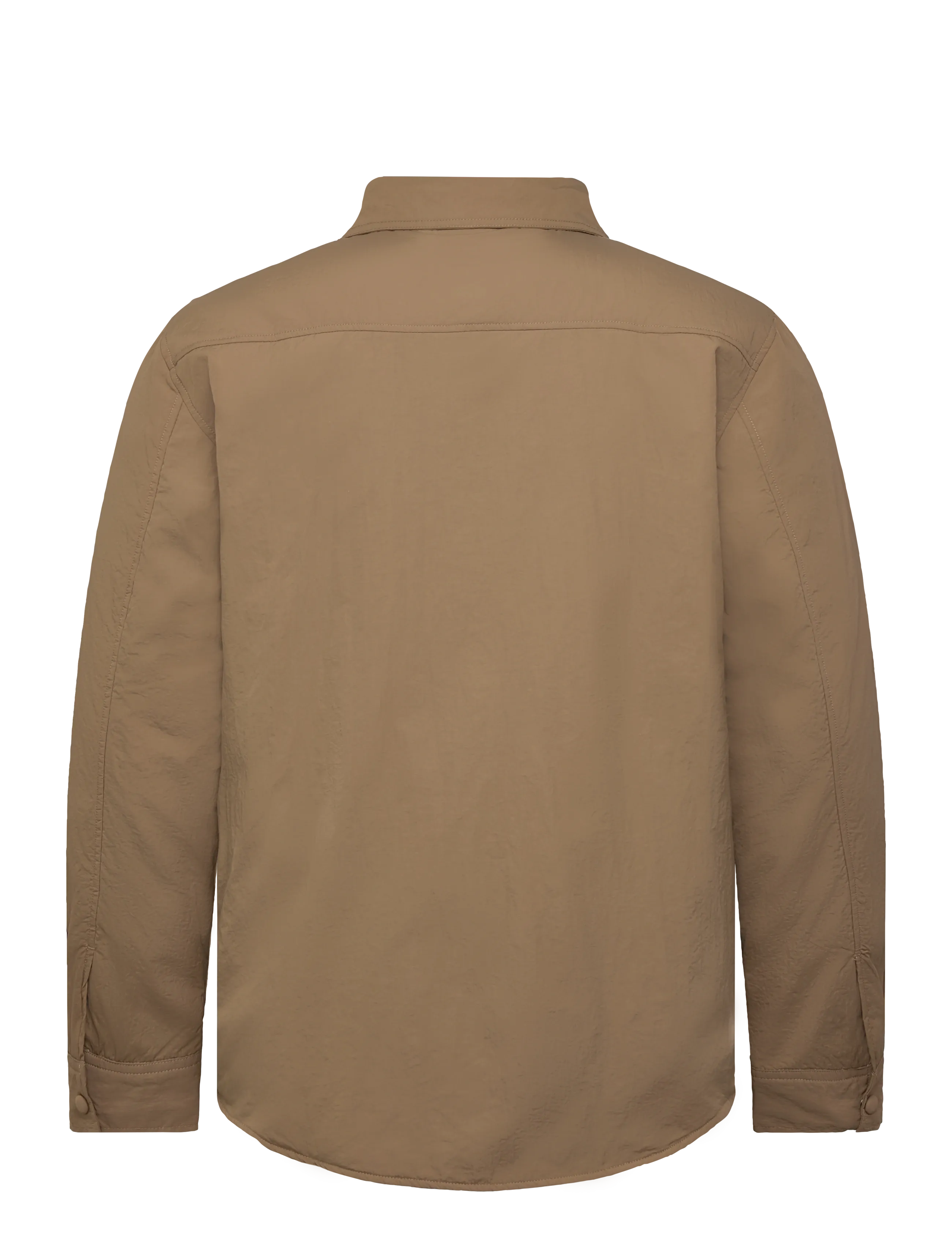 Rue de Tokyo - SERGIO CRINKLED NYLON - casual hemden - dark taupe - 2