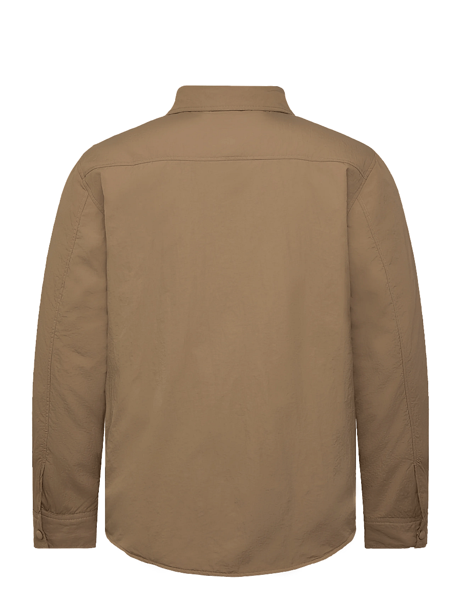 Rue de Tokyo - SERGIO CRINKLED NYLON - freizeithemden - dark taupe - 2