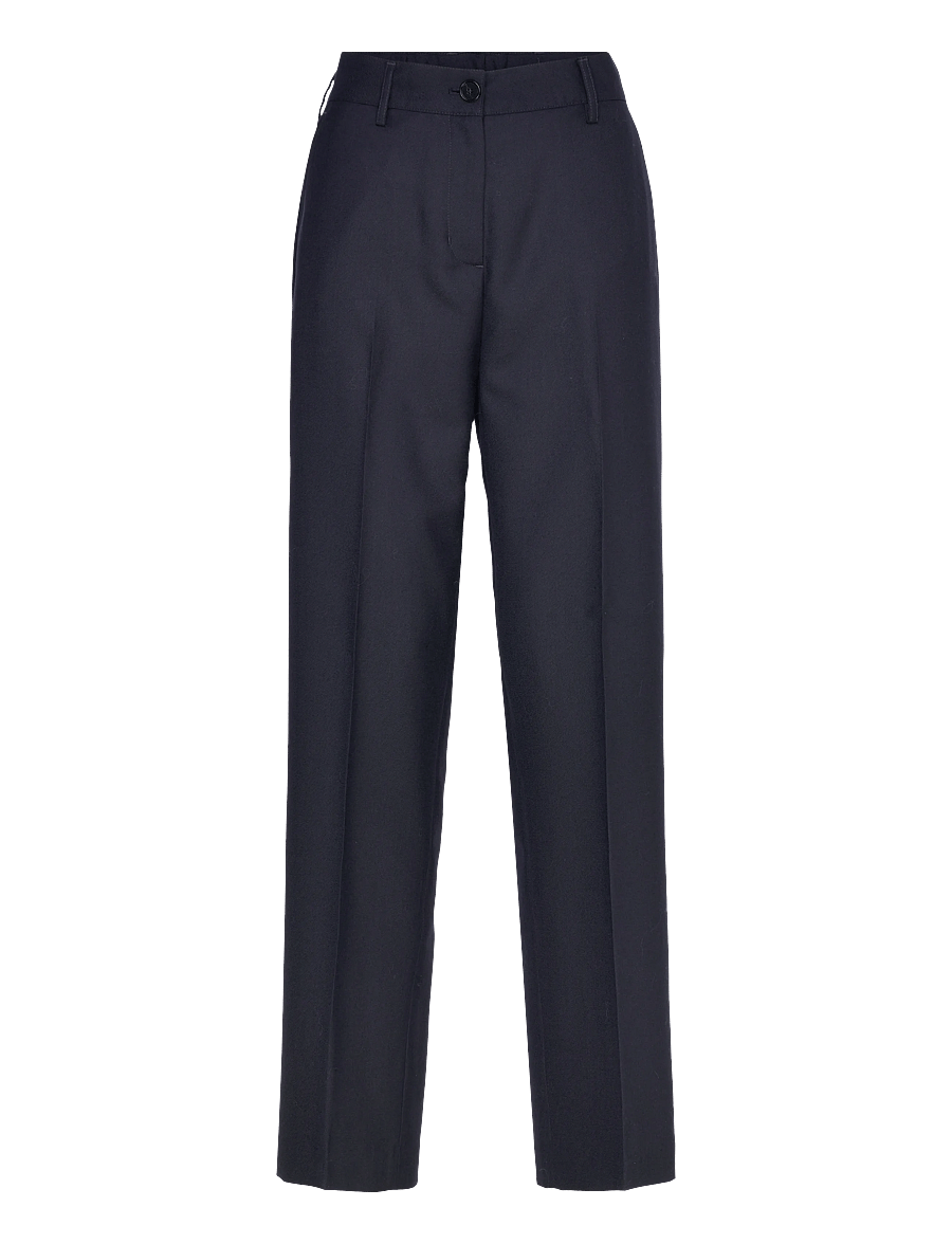 Rue de Tokyo - PENELOPE SOLID WOOL - tailored trousers - navy - 1