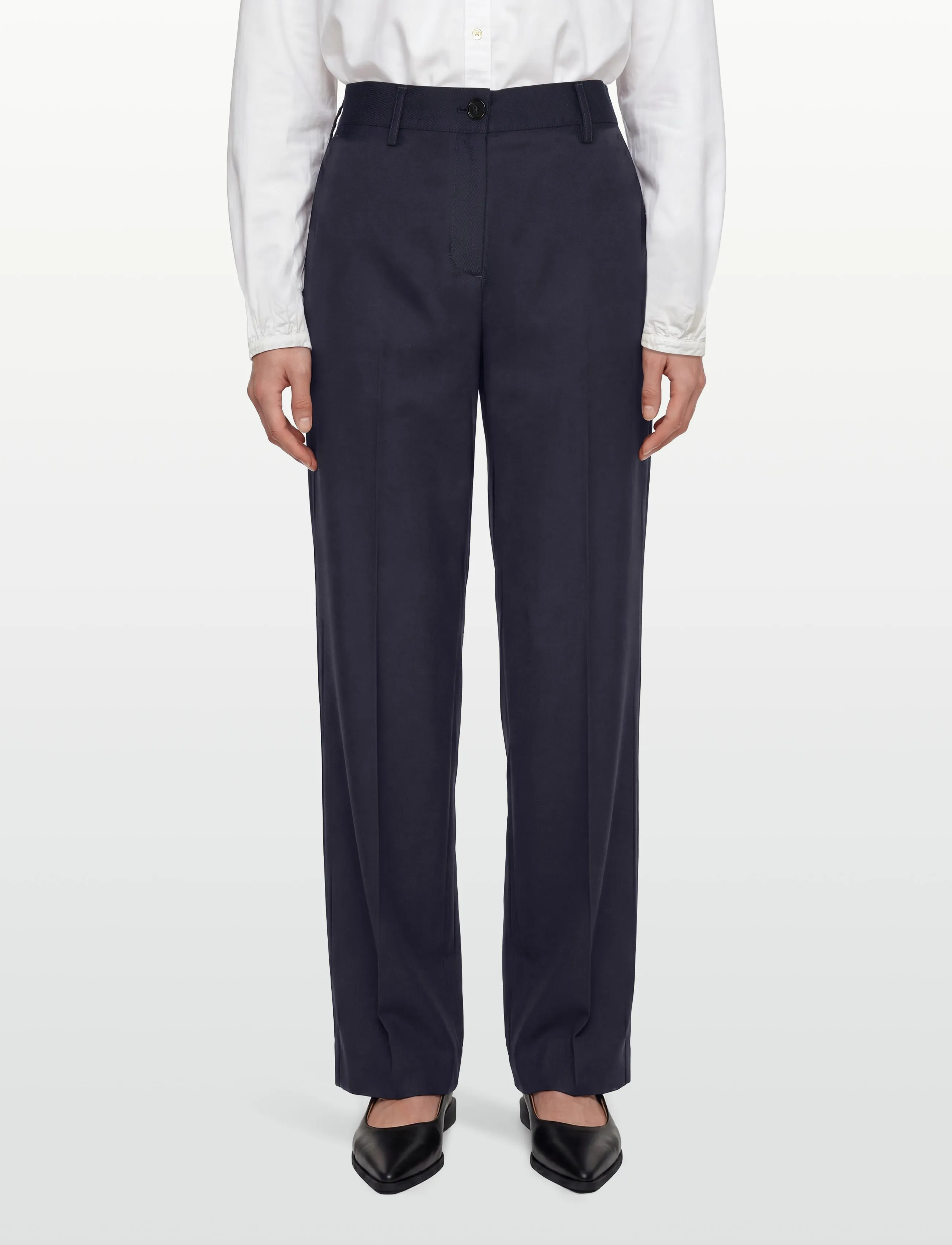 Rue de Tokyo - PENELOPE SOLID WOOL - festmode zu outlet-preisen - navy - 3