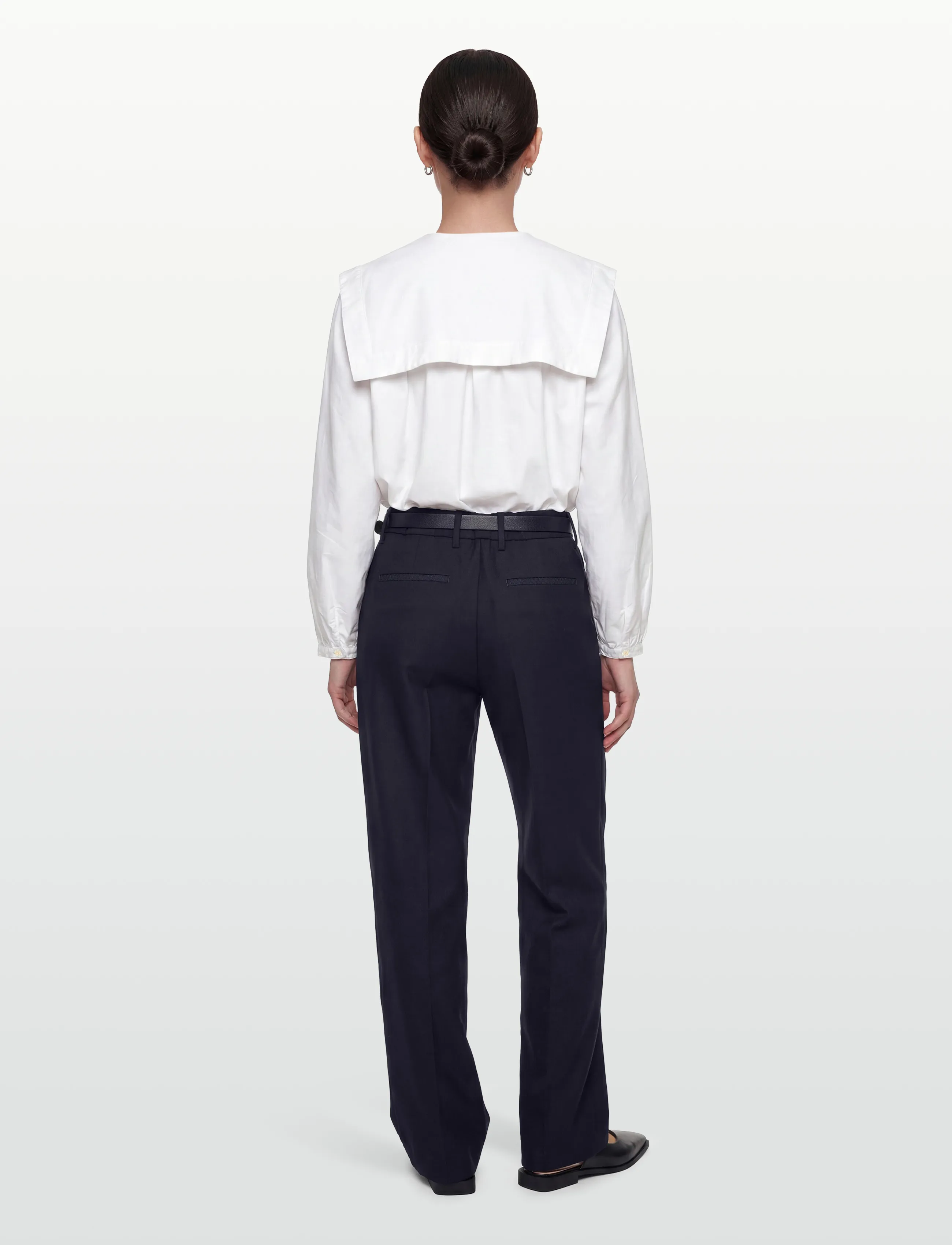 Rue de Tokyo - PENELOPE SOLID WOOL - festmode zu outlet-preisen - navy - 4