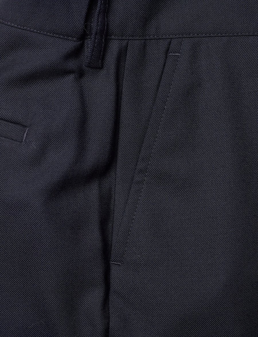 Rue de Tokyo - PENELOPE SOLID WOOL - tailored trousers - navy - 5