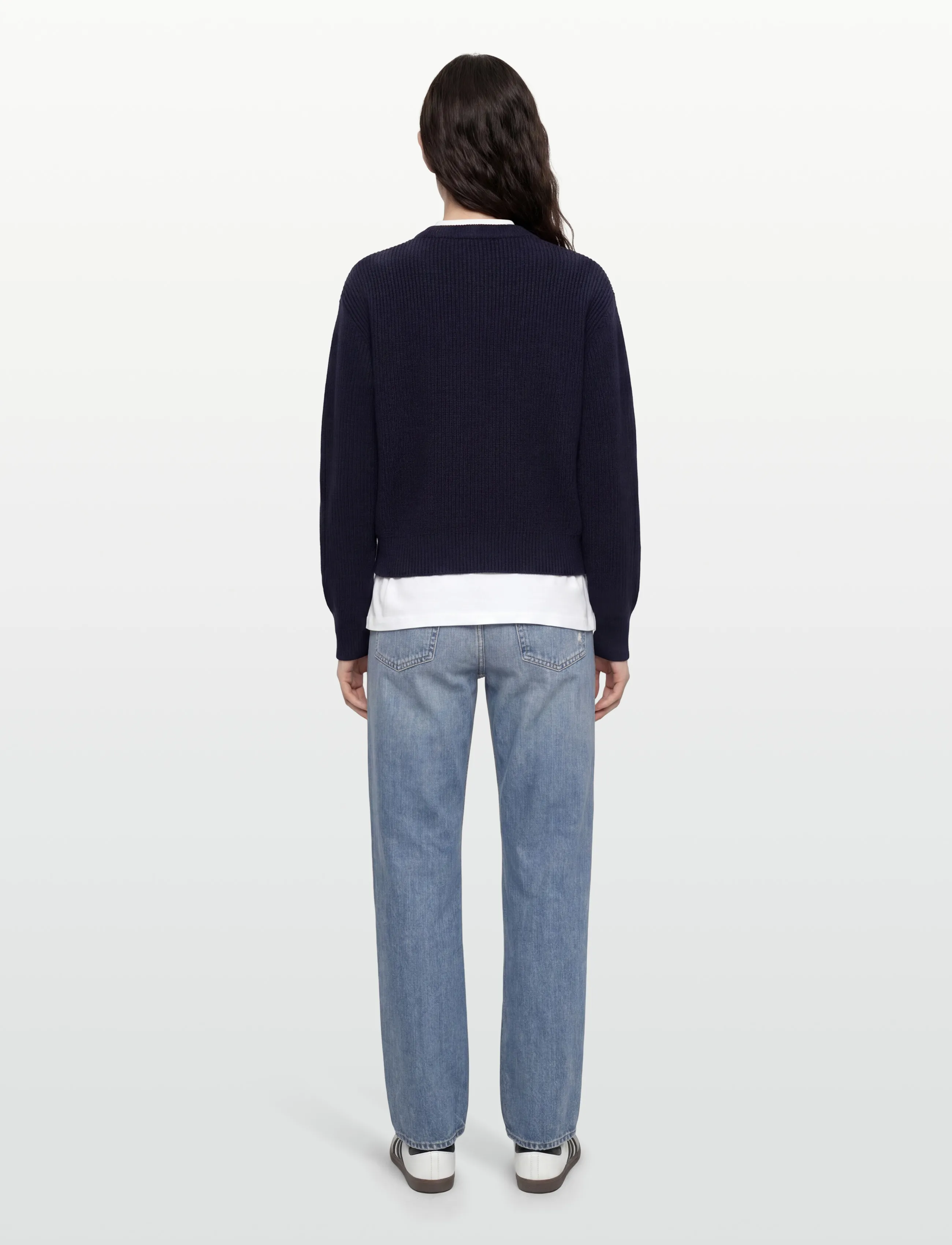 Rue de Tokyo - KARLI WOOL CASHMERE BLEND - navy - 4