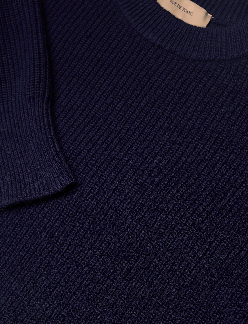 Rue de Tokyo - KARLI WOOL CASHMERE BLEND - cashmere - navy - 2