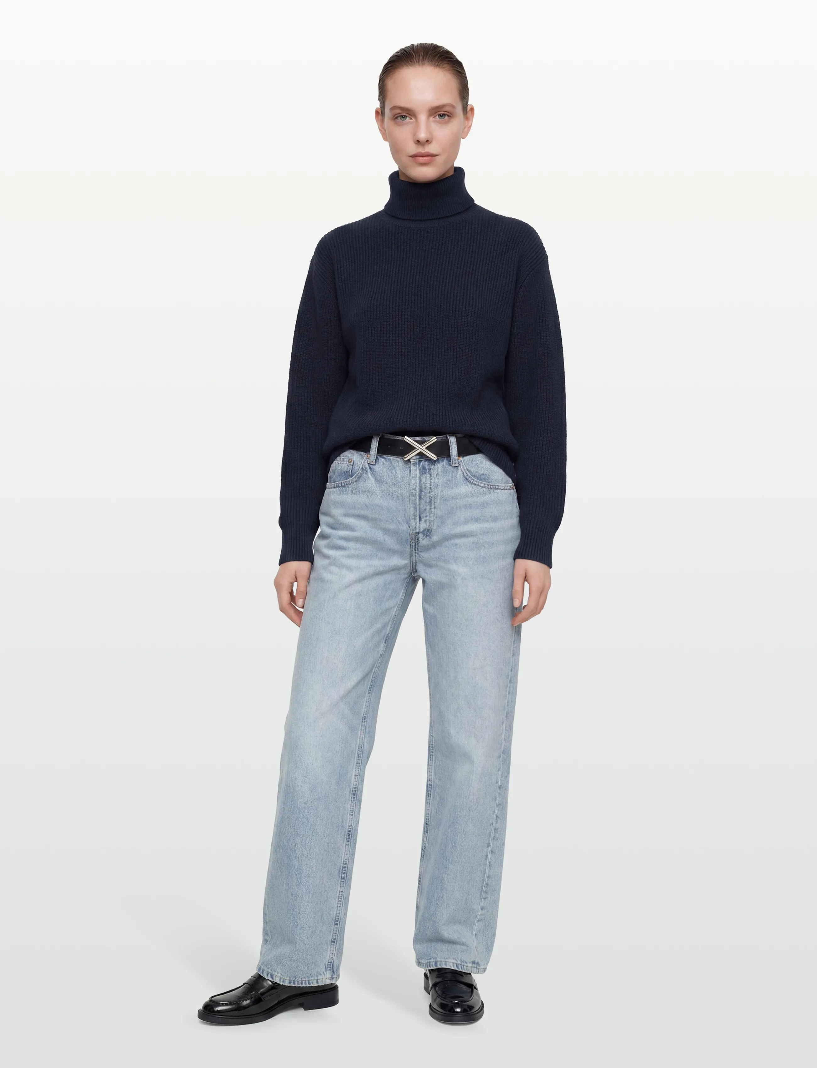 Rue de Tokyo - KIRI WOOL CASHMERE BLEND - navy - 0
