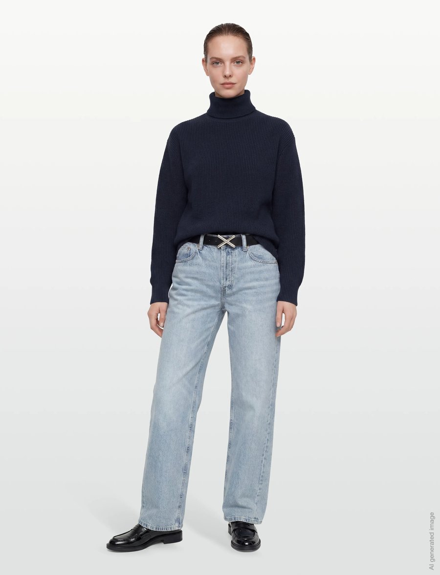 Rue de Tokyo - KIRI WOOL CASHMERE BLEND - navy - 0