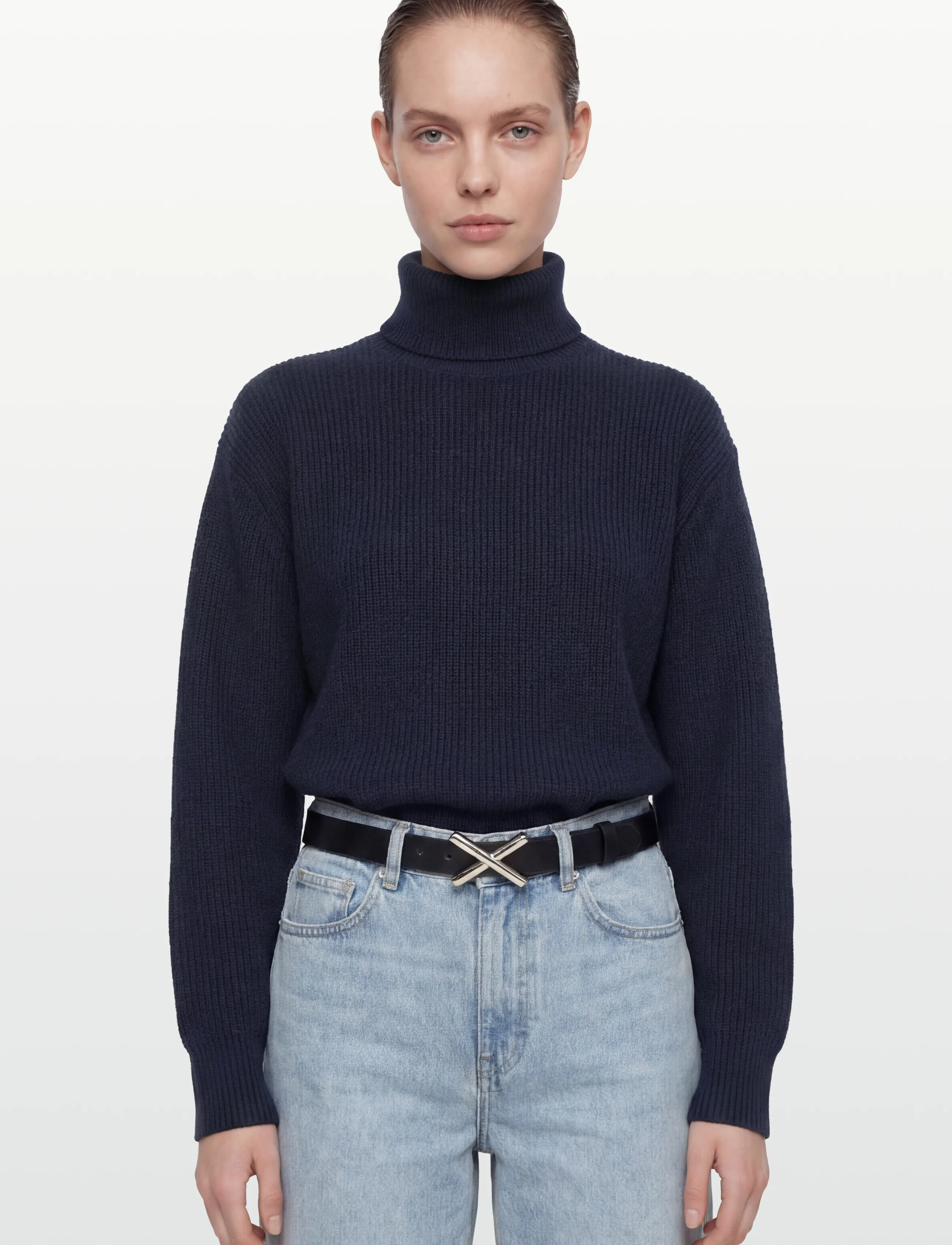 Rue de Tokyo - KIRI WOOL CASHMERE BLEND - navy - 3