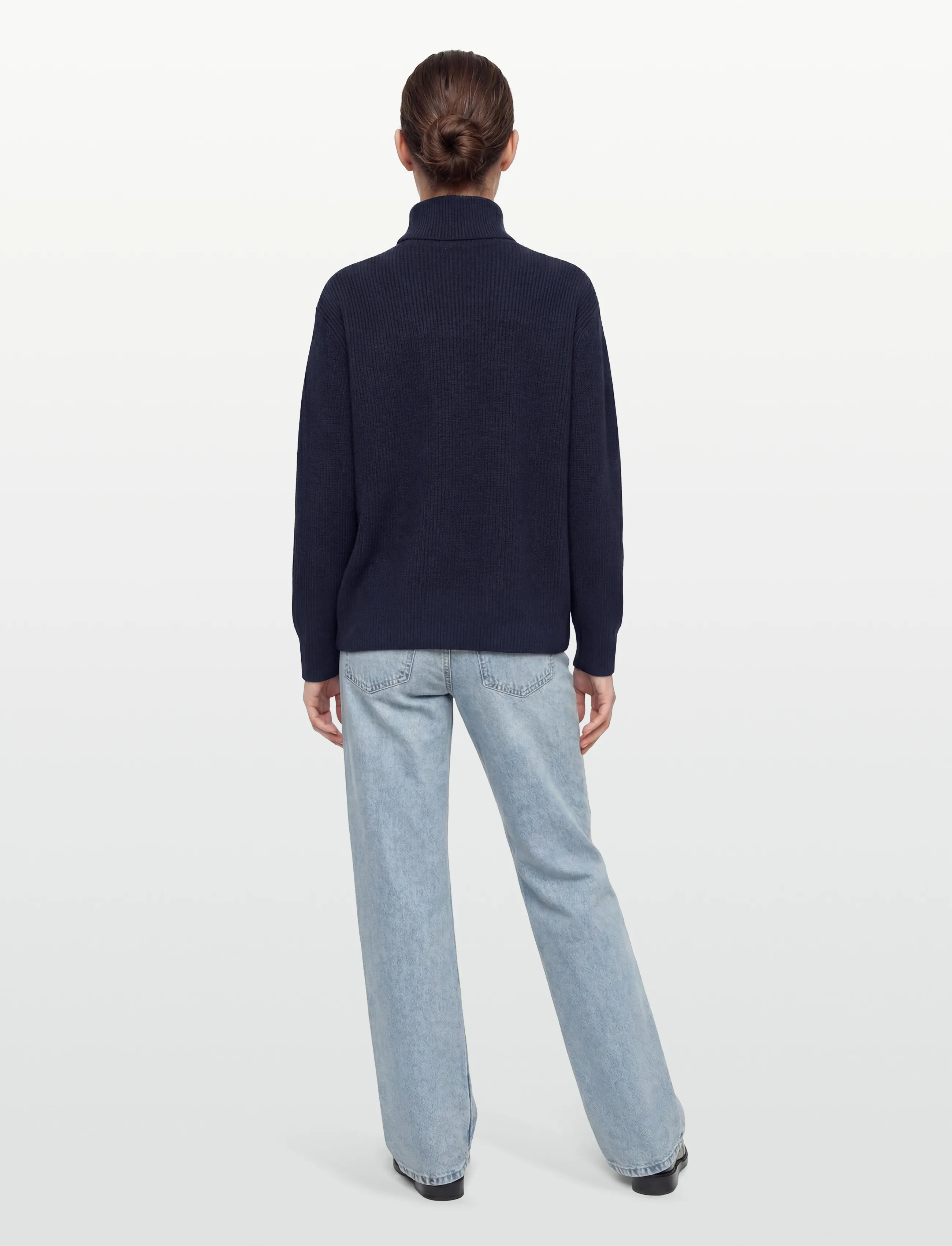 Rue de Tokyo - KIRI WOOL CASHMERE BLEND - navy - 4