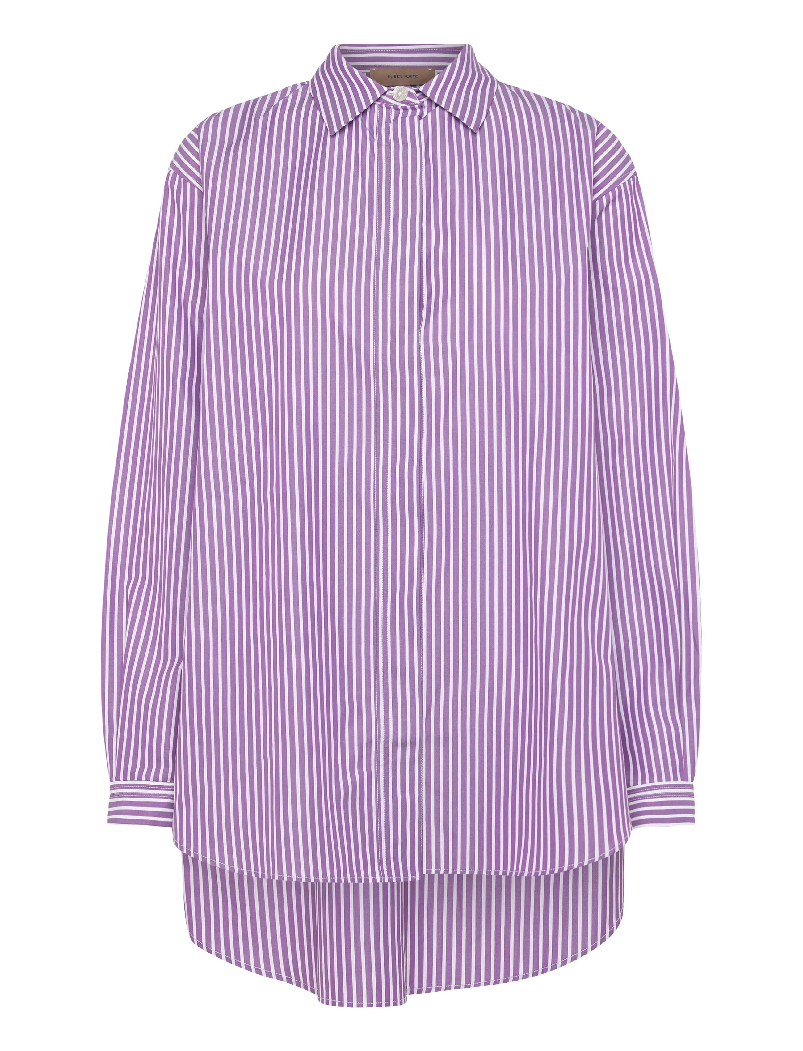 Rue de Tokyo SHELBY MAYFAIR STRIPE - Kleidung - PURPLE STRIPE / purple