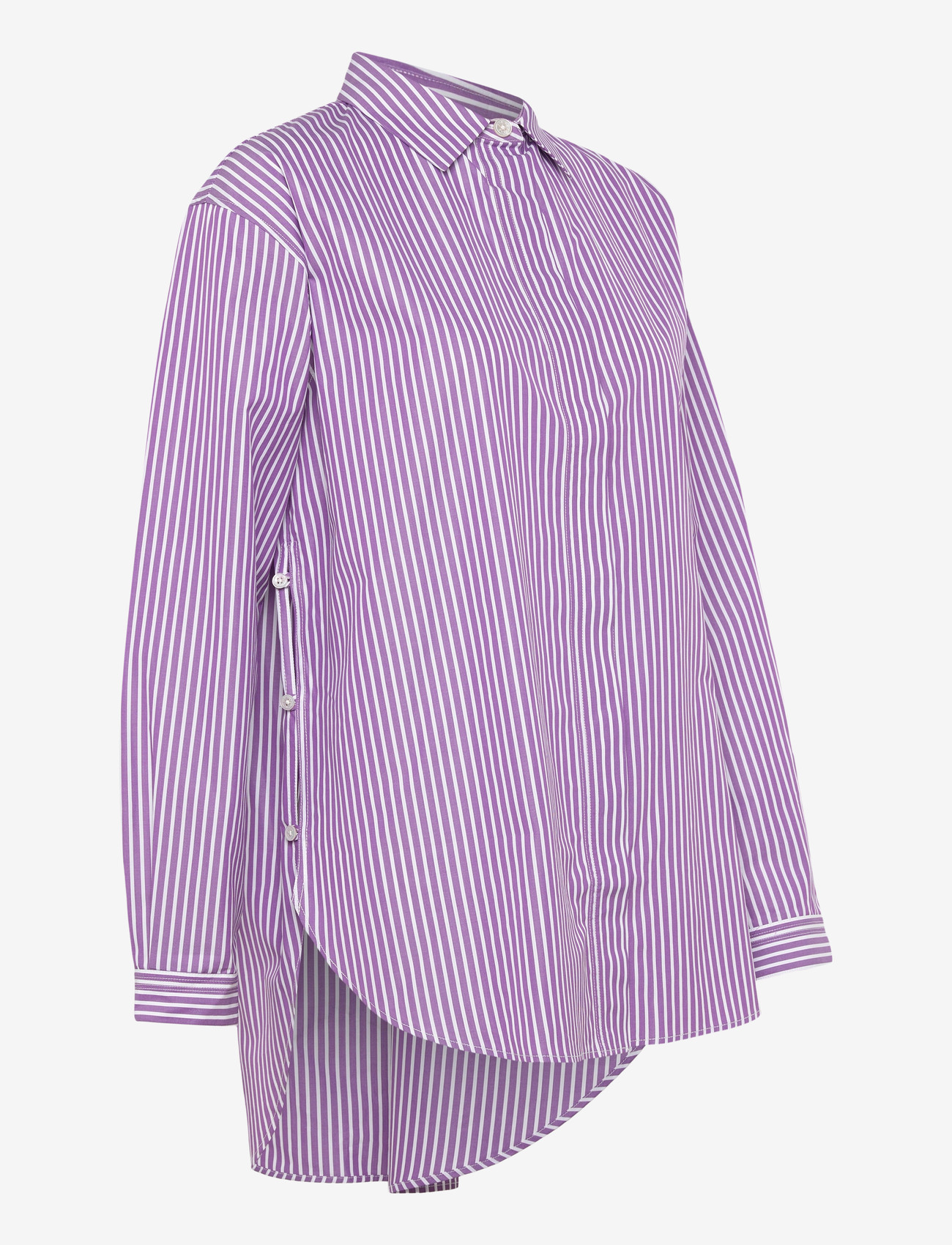 Rue de Tokyo - SHELBY MAYFAIR STRIPE - langärmlige hemden - purple stripe - 3