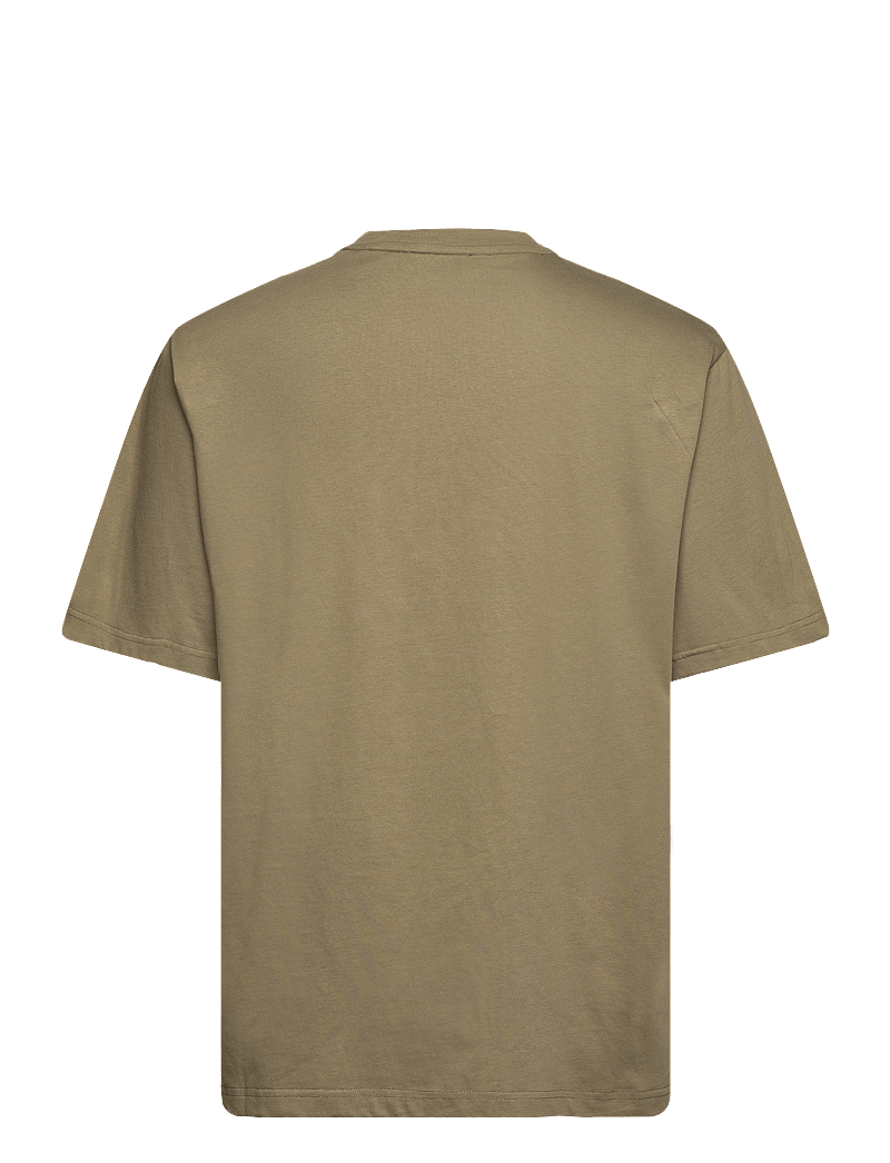 Rue de Tokyo - THOMAS EMBROIDERY PATCH COTTON JERSEY - kortærmede t-shirts - artichoke green - 1