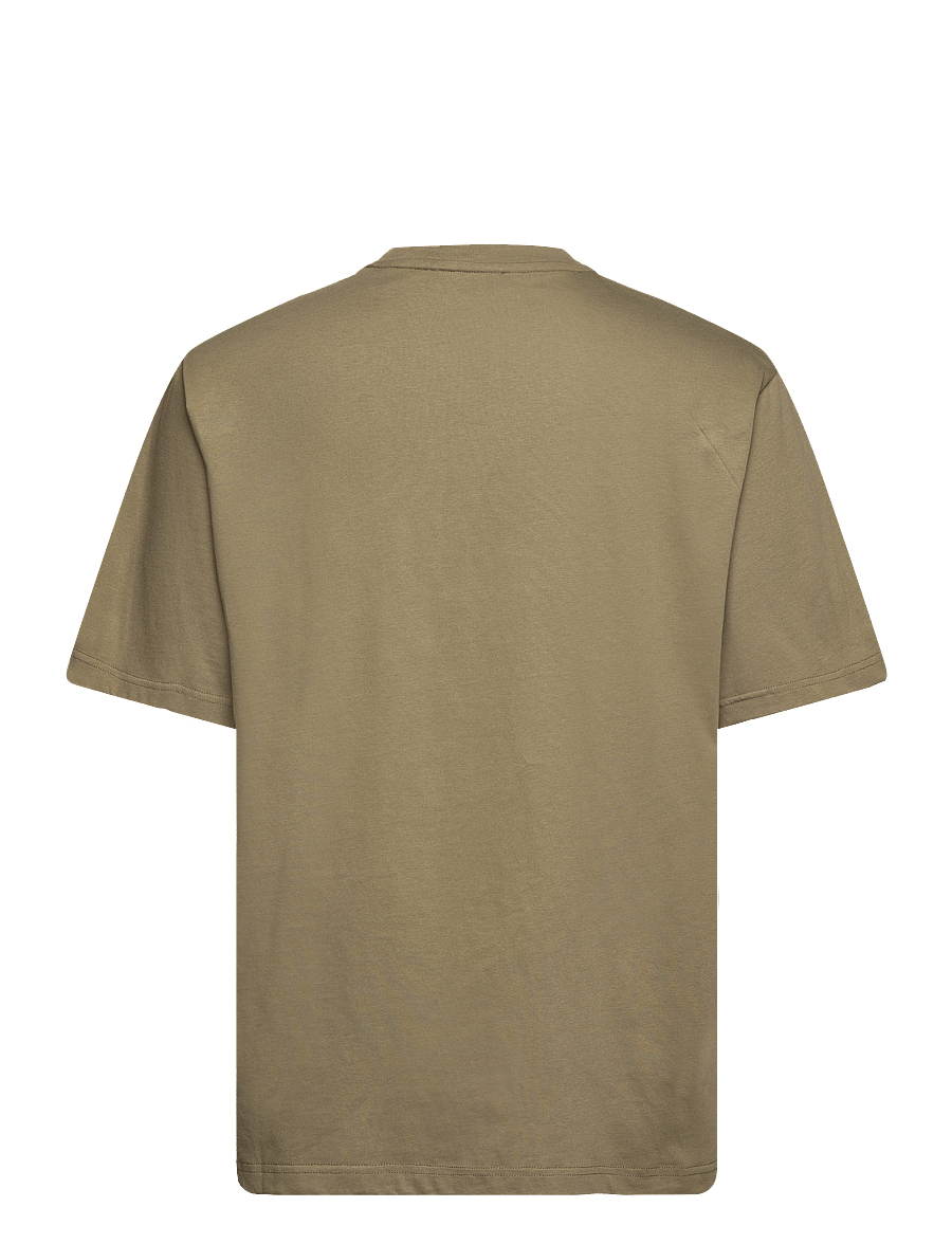 Rue de Tokyo - THOMAS EMBROIDERY PATCH COTTON JERSEY - short-sleeved t-shirts - artichoke green - 1