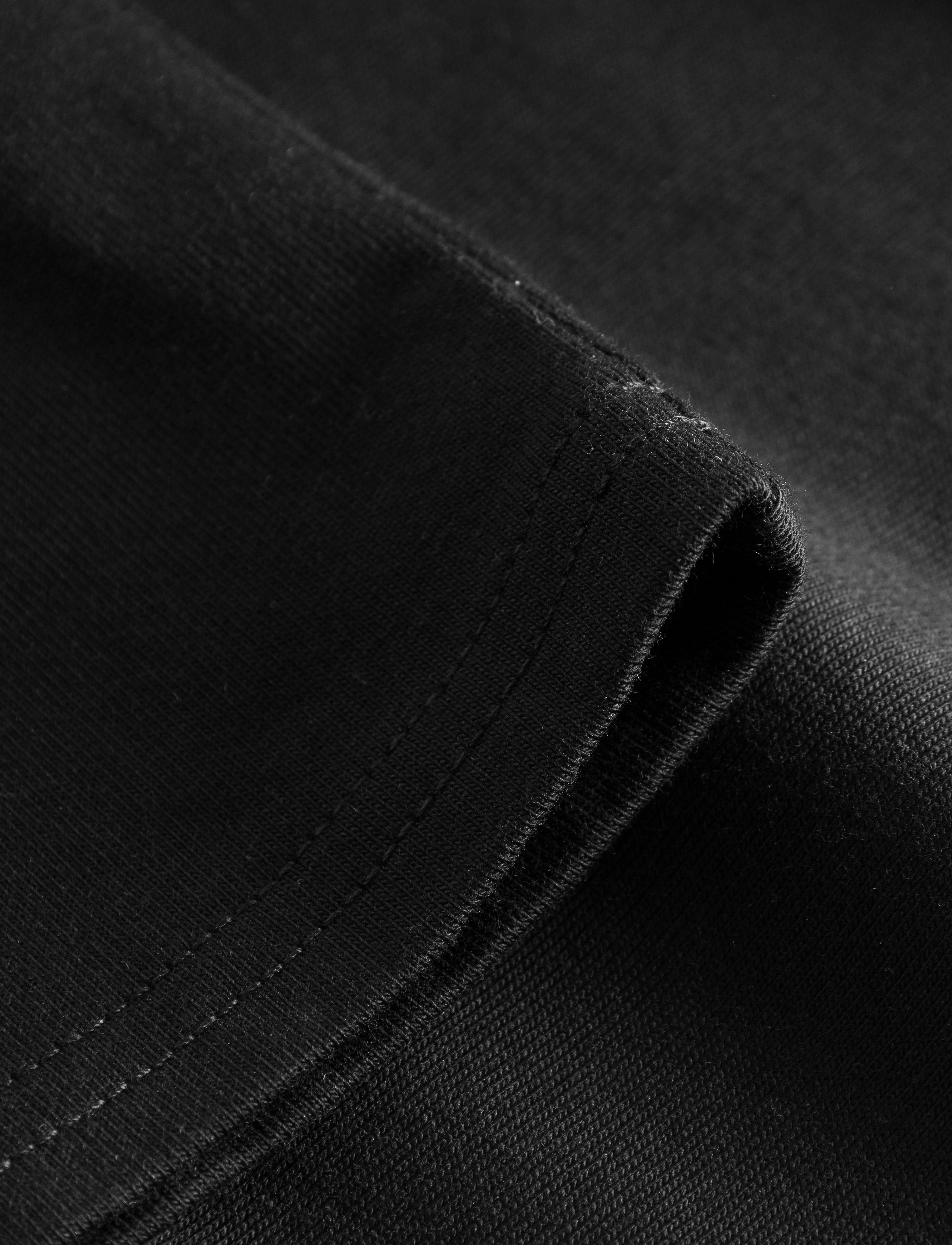 Rue de Tokyo - THOMAS EMBROIDERY PATCH COTTON JERSEY - kurzärmelig - black - 5