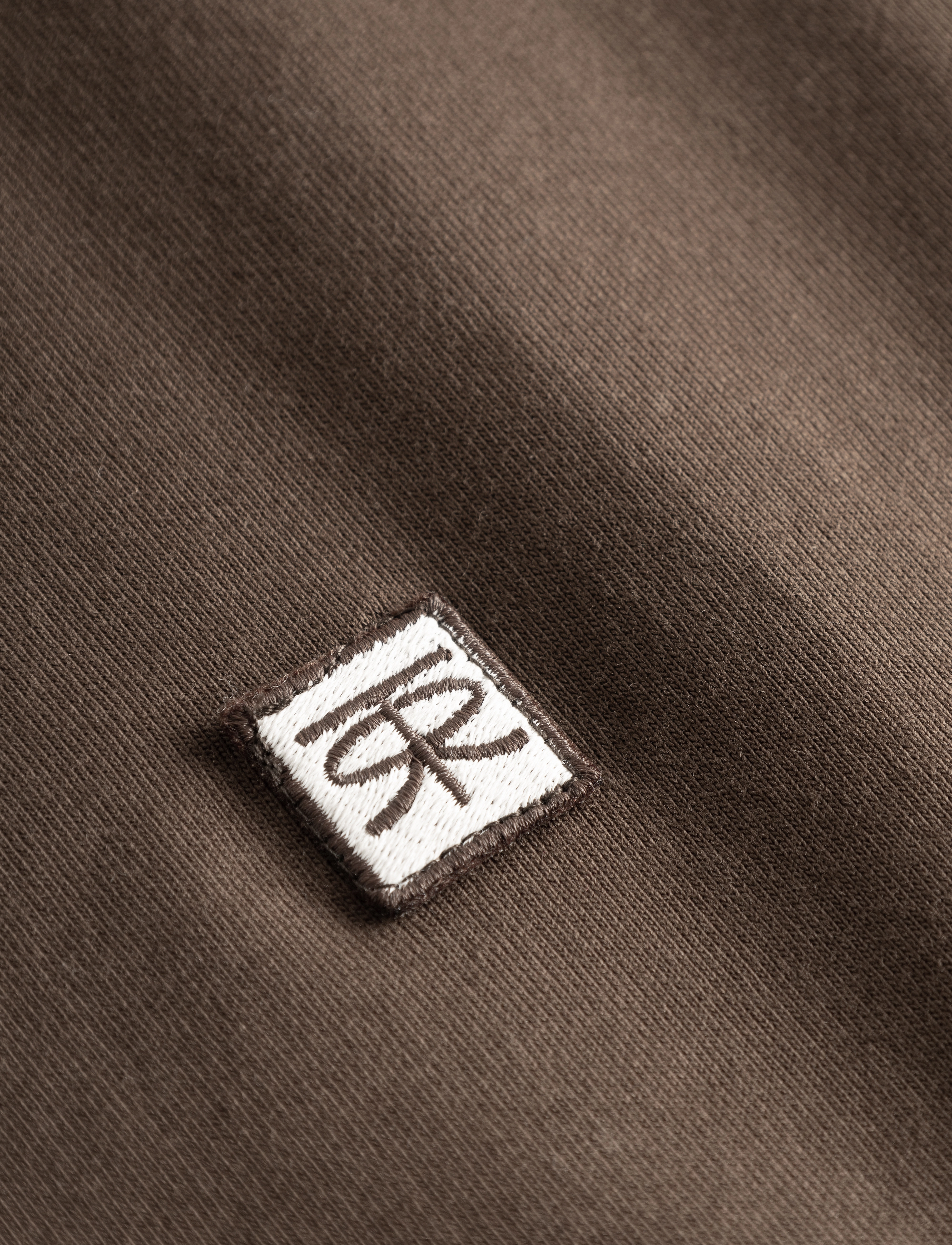 Rue de Tokyo - THOMAS EMBROIDERY PATCH COTTON JERSEY - lühikeste varrukatega t-särgid - brown - 4