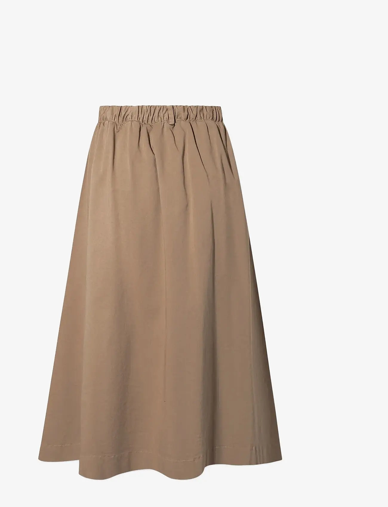 Rue de Tokyo - PEN PRE DYED TWILL - midi-röcke - light brown - 1