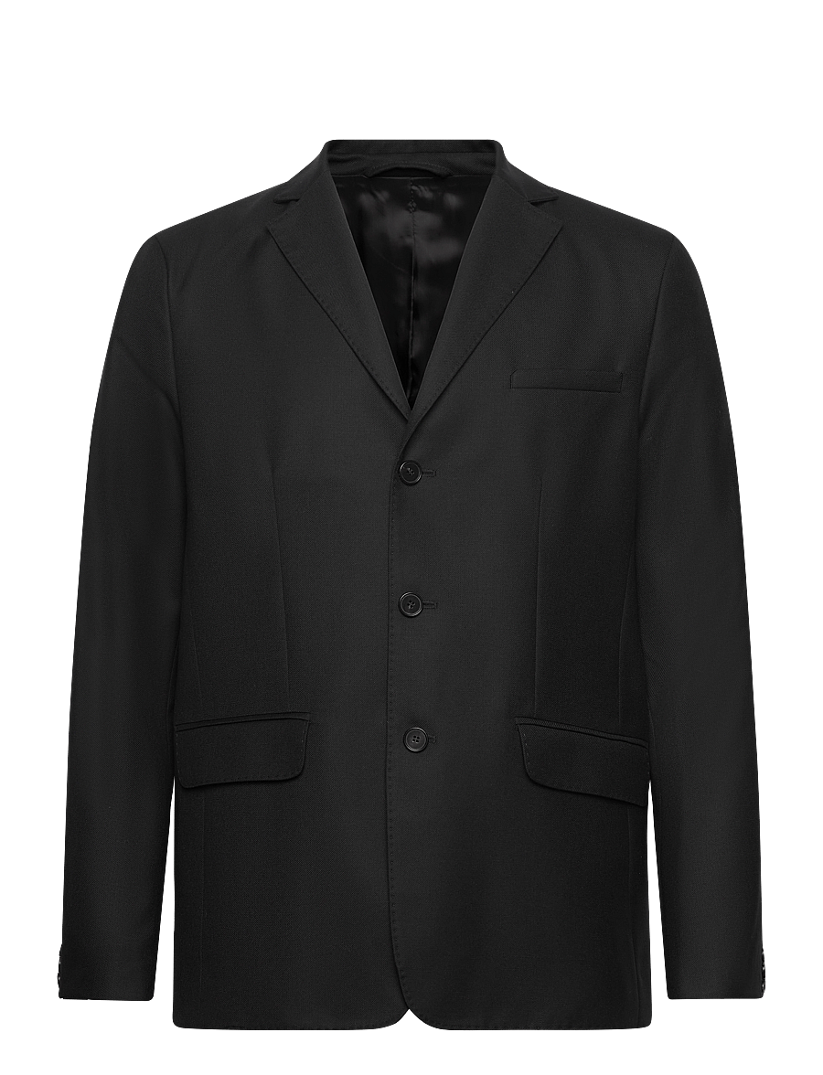 Rue de Tokyo - CASPIAN WOOL SUITING - vienaeiliai švarkai - black - 1