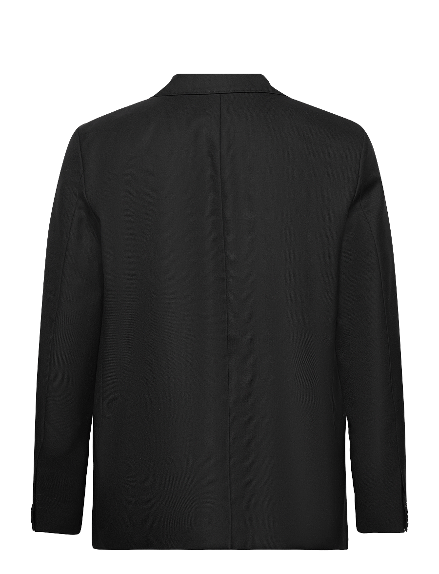 Rue de Tokyo - CASPIAN WOOL SUITING - vienaeiliai švarkai - black - 2