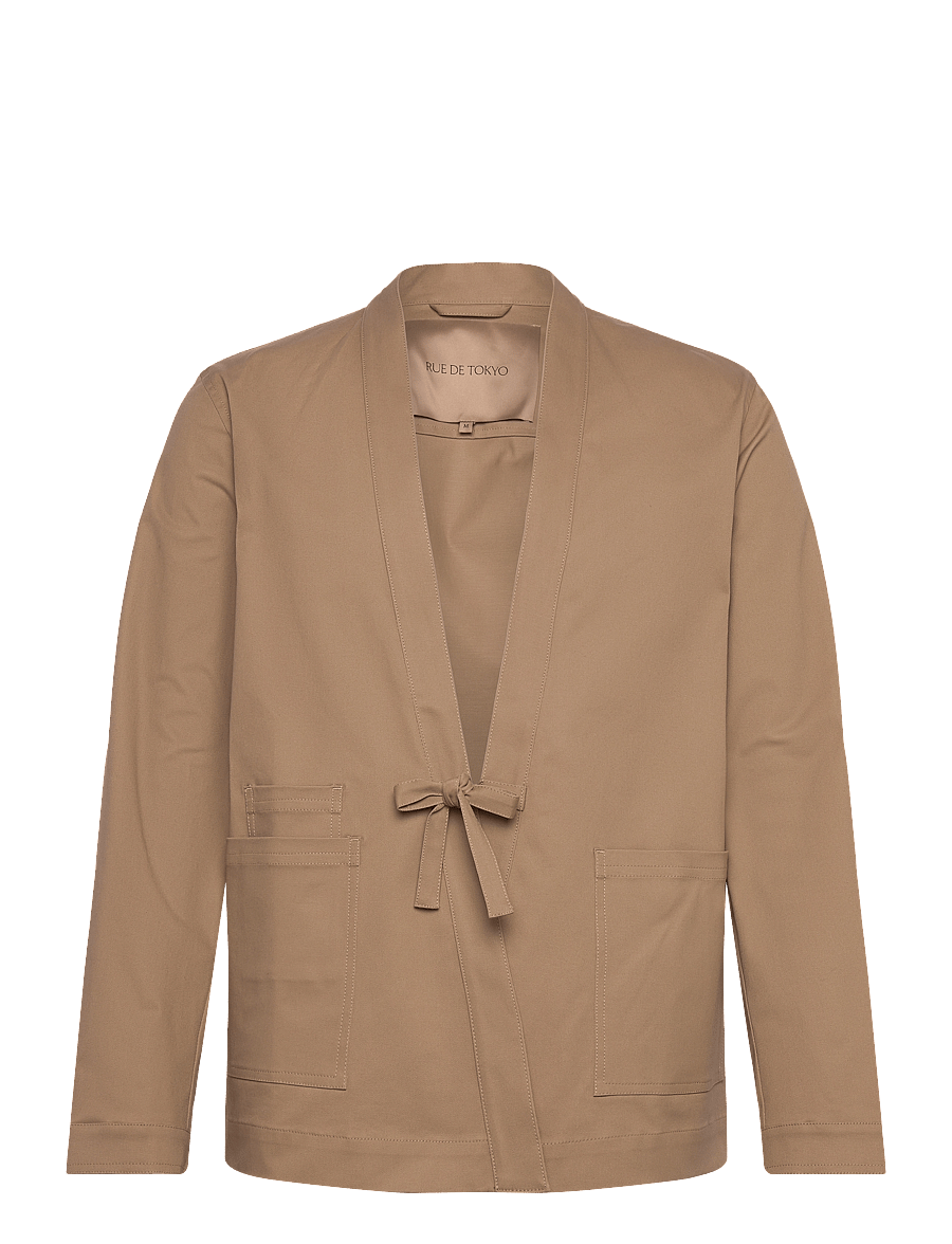 Rue de Tokyo - SIGMUND PRE DYED TWILL - frühlingsjacken - light brown - 0