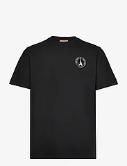 Rue de Tokyo - TILLO RECYCLED COTTON JRSY - kortærmede t-shirts - black with off white logo - 1