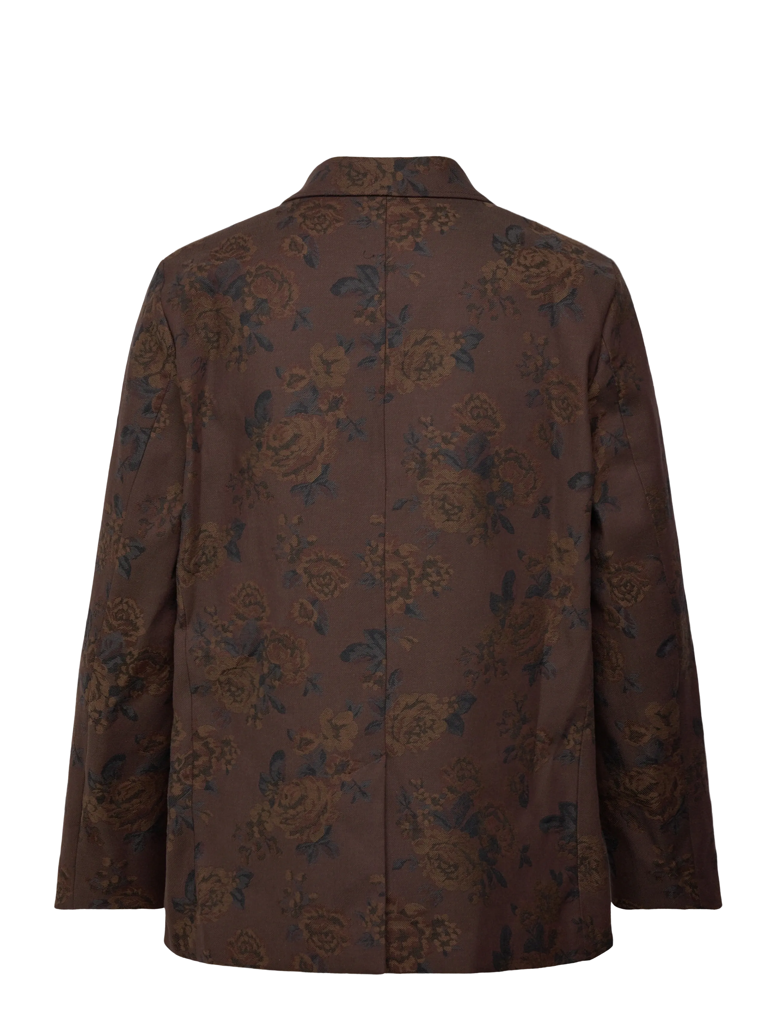 Rue de Tokyo - CEDRIC JAPANESE FLOWER JACQUARD - einreiher - brown - 2