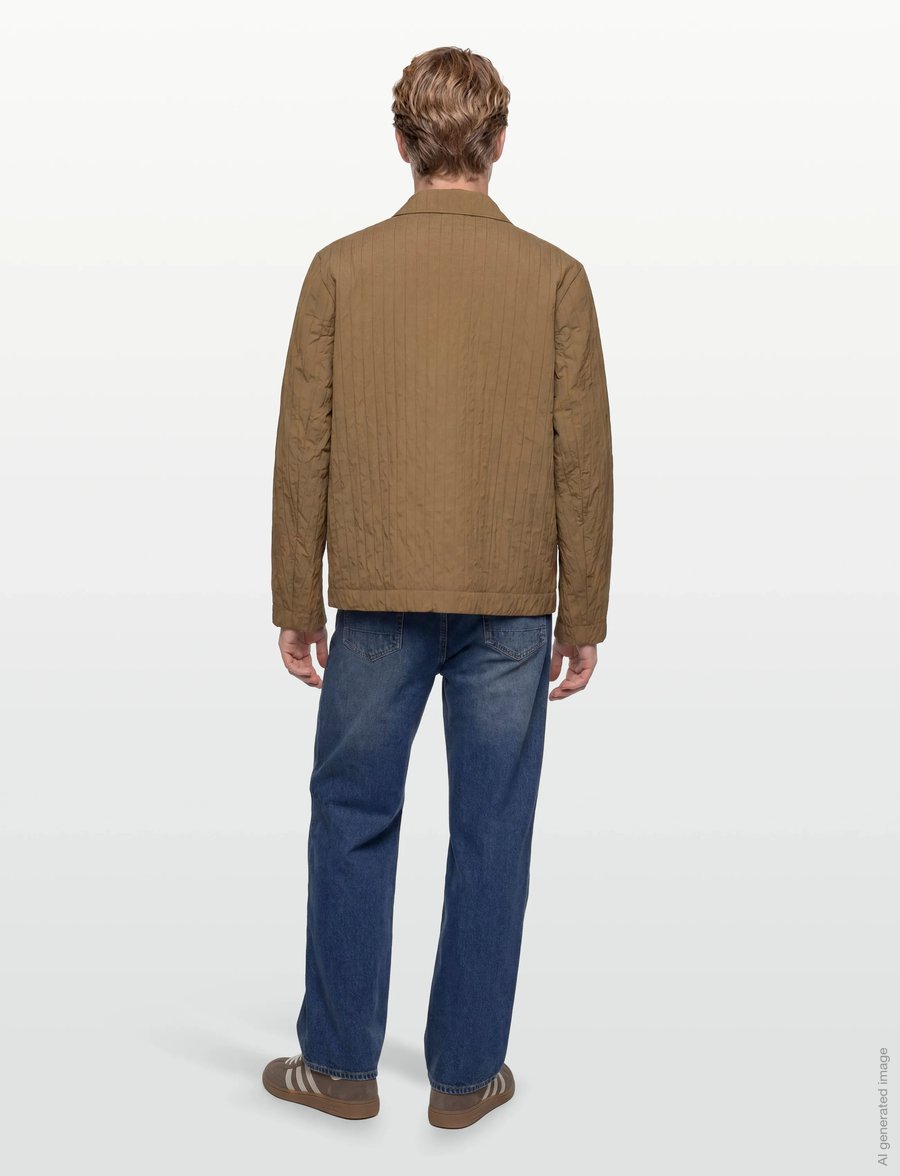 Rue de Tokyo - CEDRIC JAPANESE FLOWER JACQUARD - einreiher - brown - 4