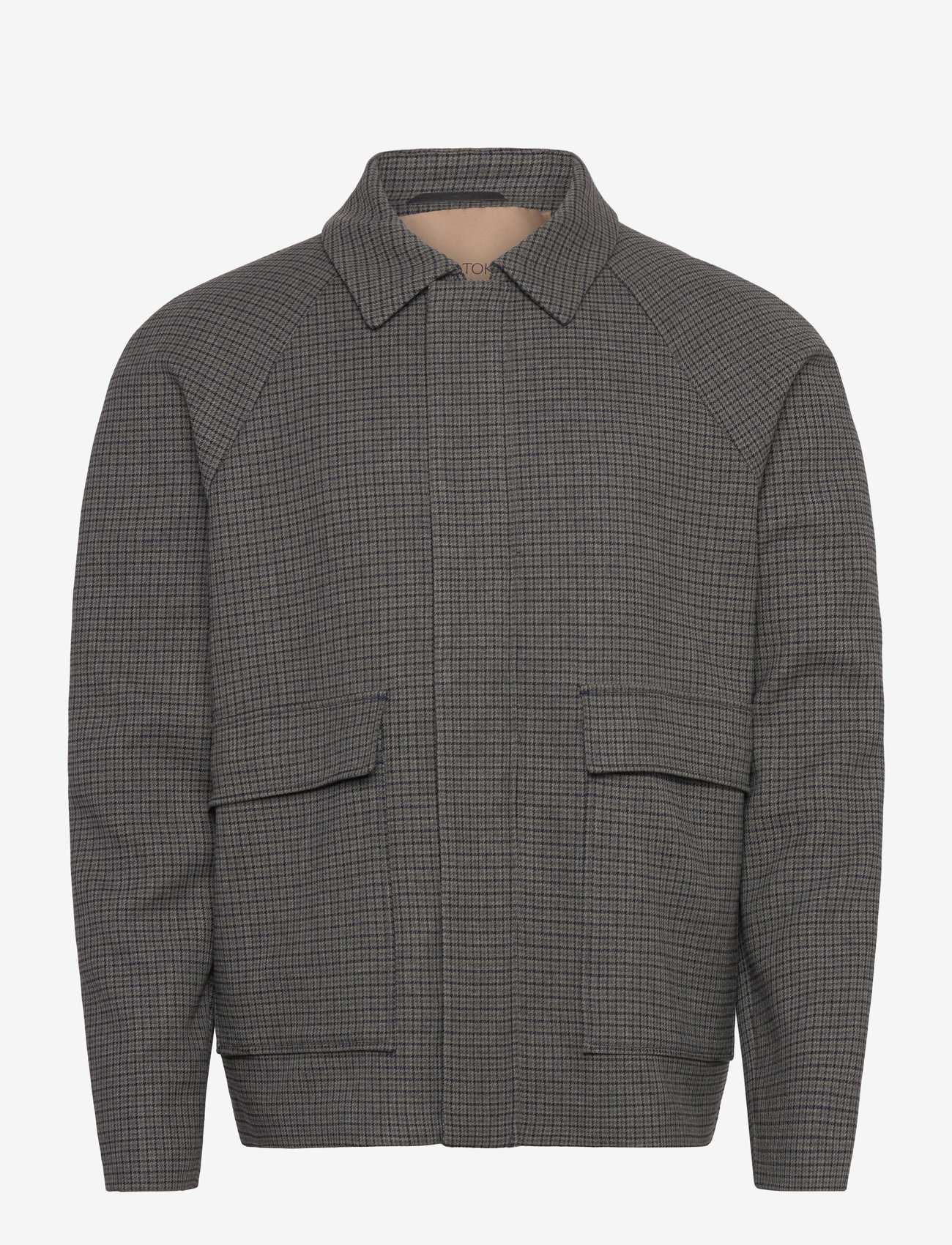 Rue de Tokyo - CHRISTIAN FRIBURGI CHECK - herbstjacken - navy/grey check - 1