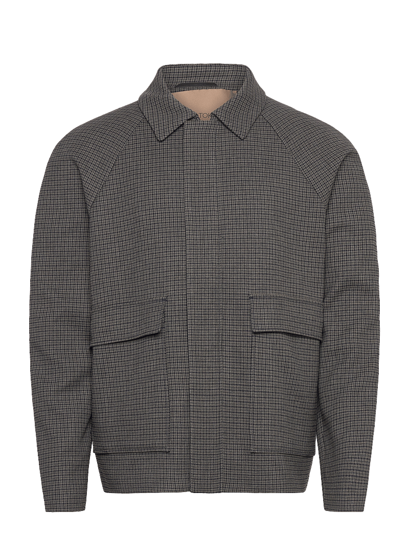 Rue de Tokyo - CHRISTIAN FRIBURGI CHECK - herbstjacken - navy/grey check - 1