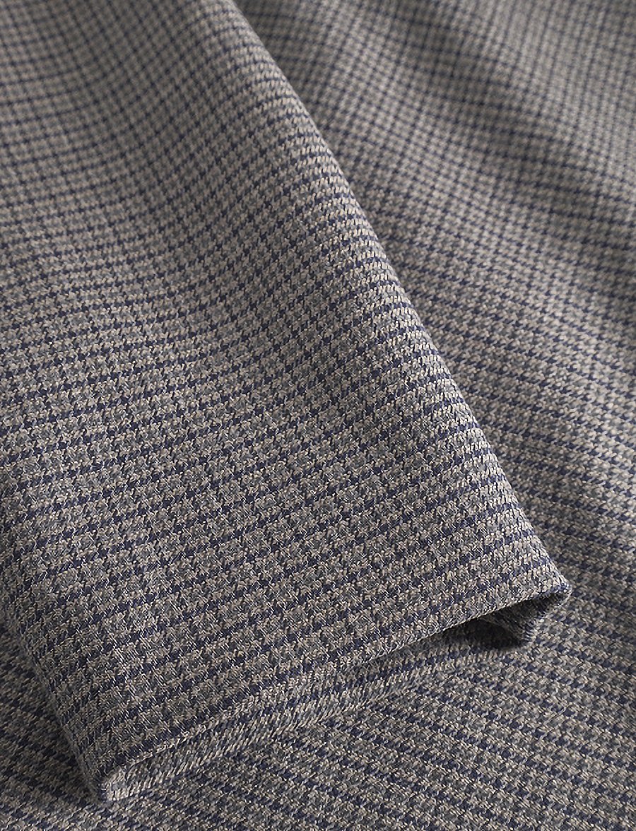 Rue de Tokyo - CHRISTIAN FRIBURGI CHECK - herbstjacken - navy/grey check - 4