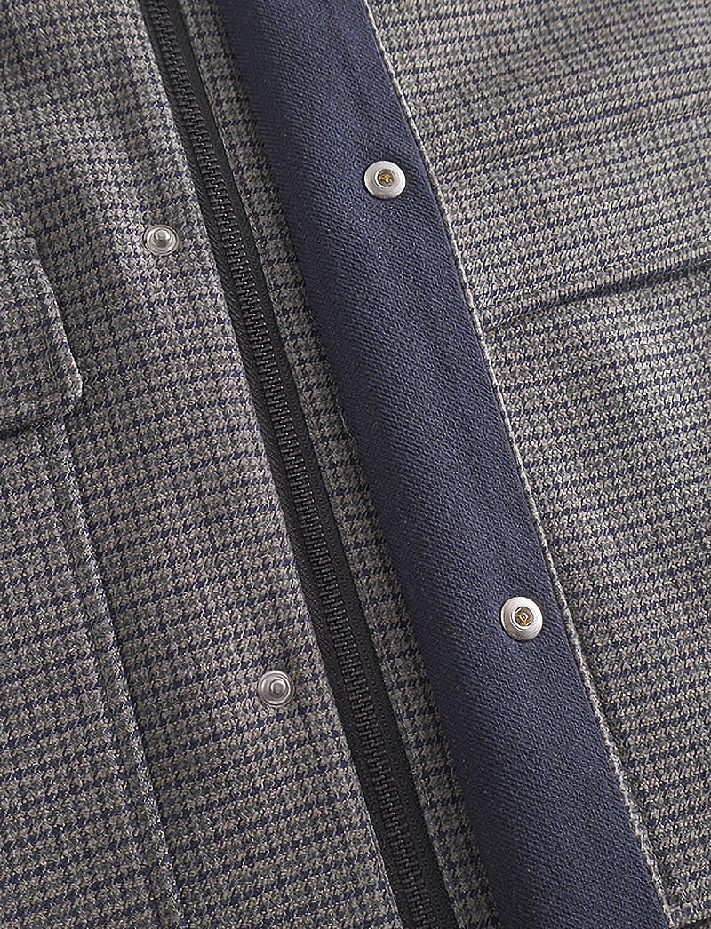 Rue de Tokyo - CHRISTIAN FRIBURGI CHECK - herbstjacken - navy/grey check - 5