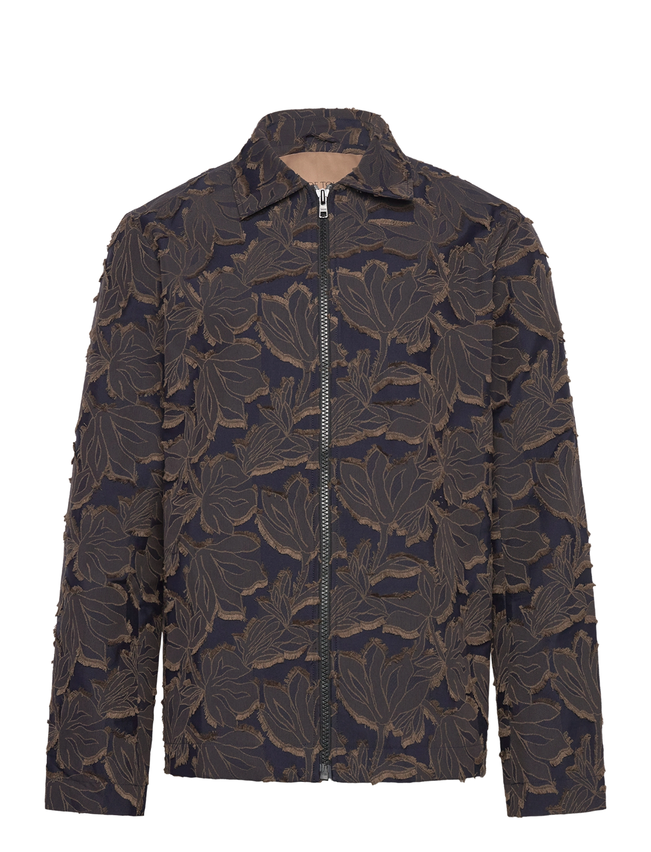 Rue de Tokyo CLAUS JAPANESE FIL DE COUPE - Rue de Tokyo - NAVY BROWN FLOWER / navy