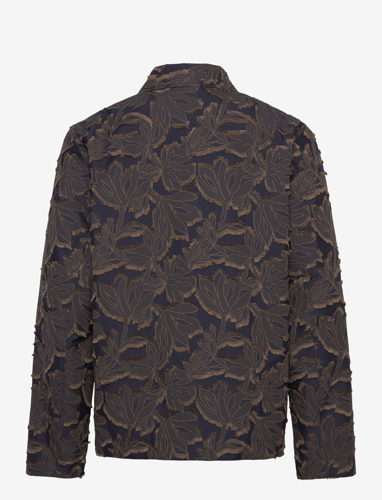 Rue de Tokyo - CLAUS JAPANESE FIL DE COUPE - höstjackor - navy brown flower - 2