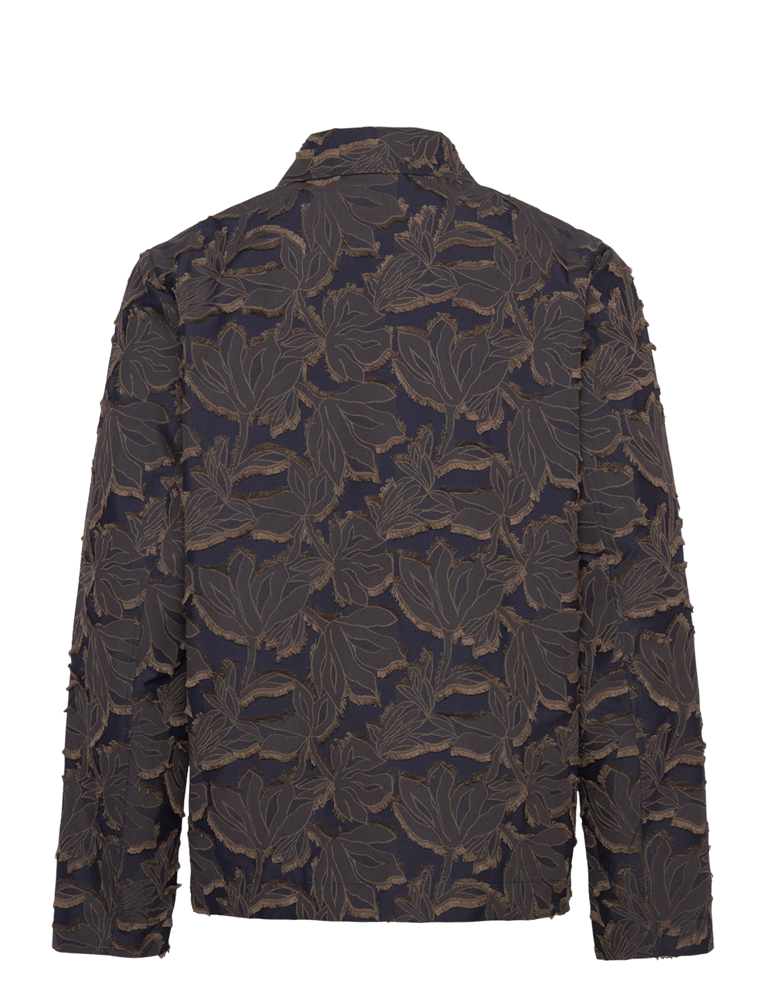 Rue de Tokyo - CLAUS JAPANESE FIL DE COUPE - striukės - navy brown flower - 2