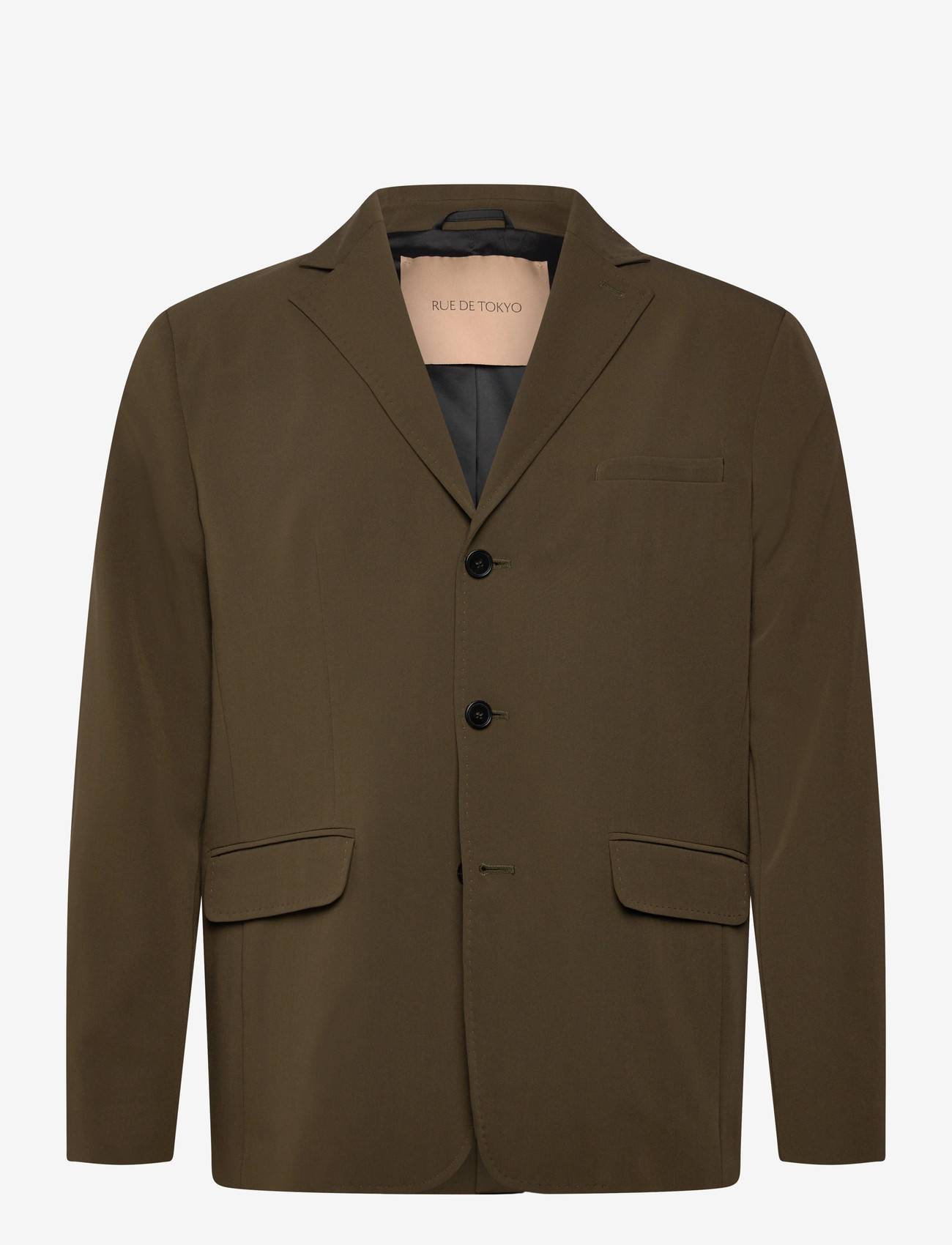 Rue de Tokyo - CASPIAN SOLID TAILORING - einreiher - military green - 0