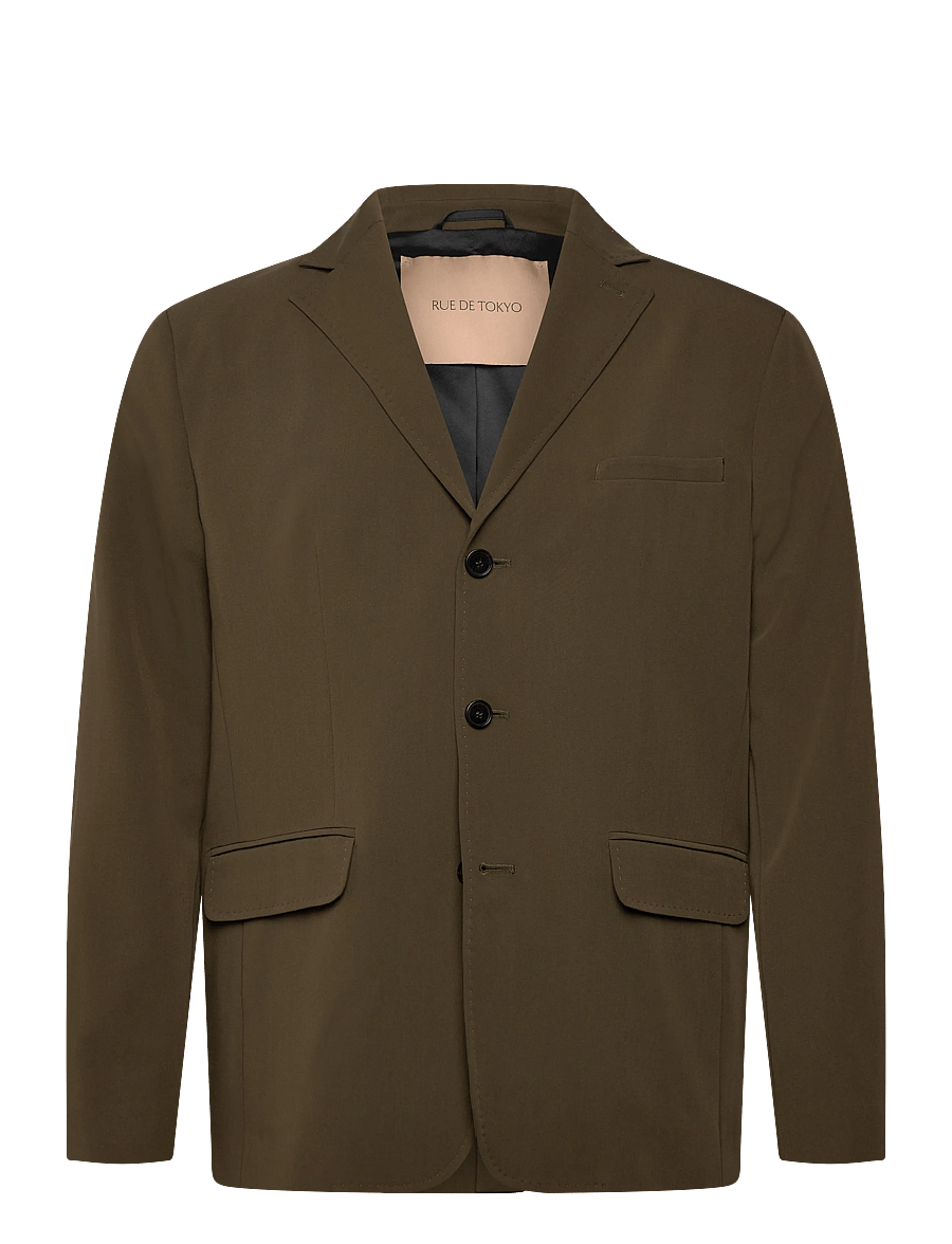 Rue de Tokyo - CASPIAN SOLID TAILORING - einreiher - military green - 1