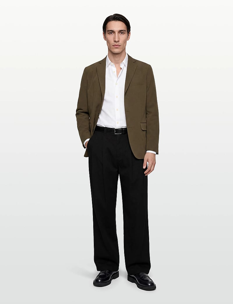Rue de Tokyo - CASPIAN SOLID TAILORING - einreiher - military green - 0